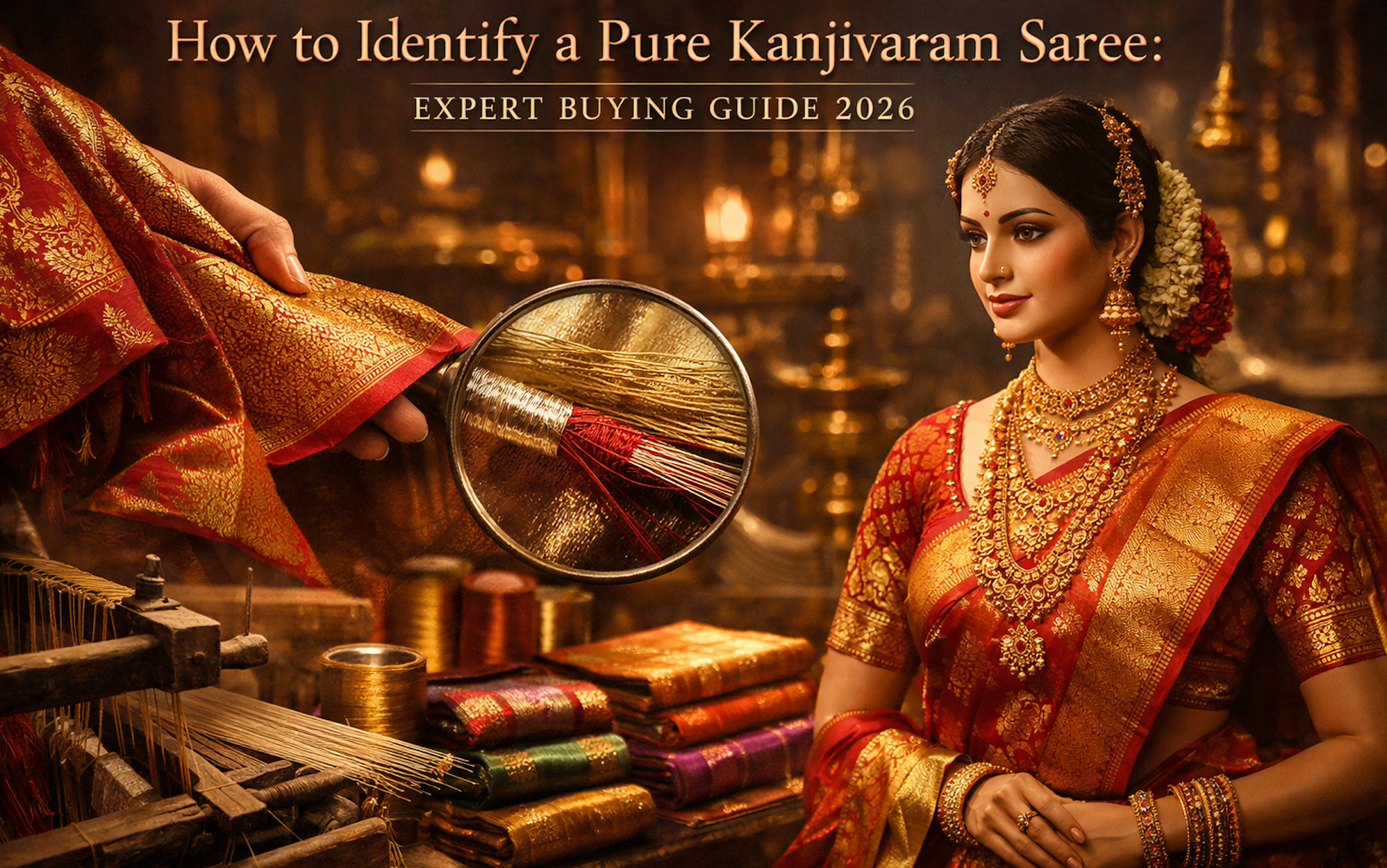 How to Identify a Pure Kanjivaram Saree: Expert Buying Guide 2026