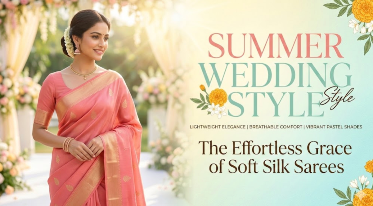 Summer Wedding Style: The Effortless Grace of Soft Silk Sarees