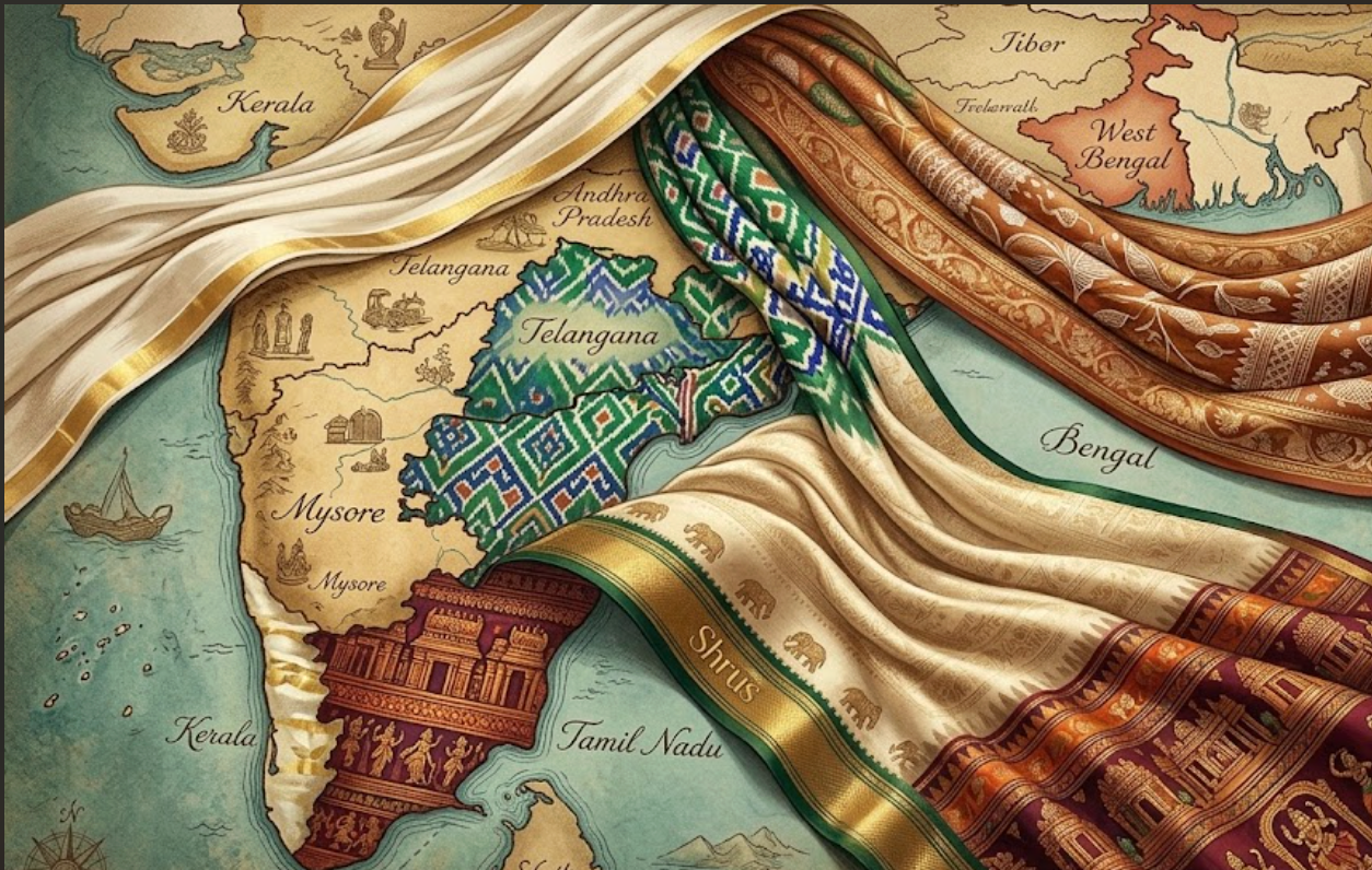 Silk Cotton Sarees Across India: How Different Regions Interpret the Weave