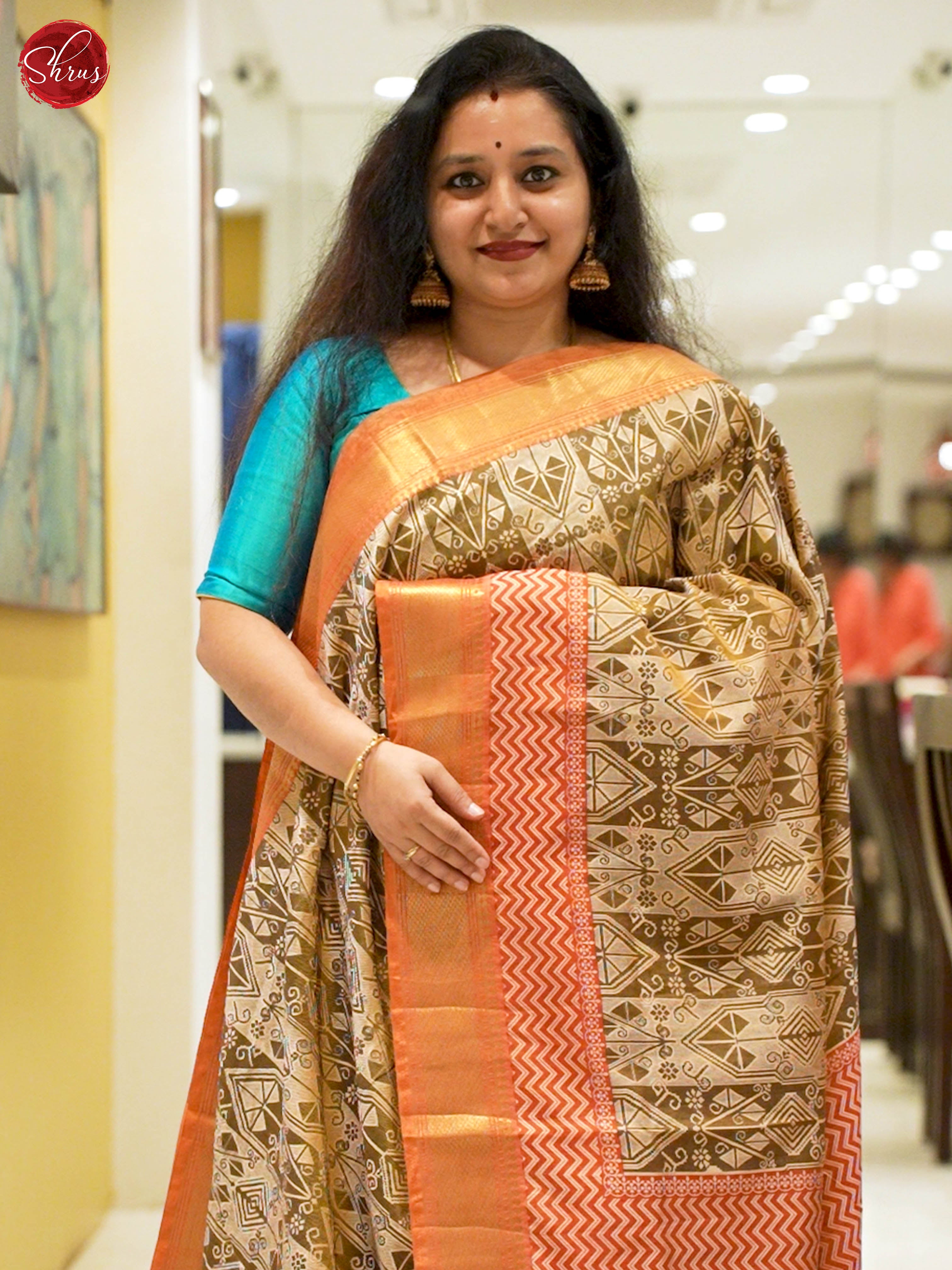 Brown & Orange - Semi Patola - Shop on ShrusEternity.com