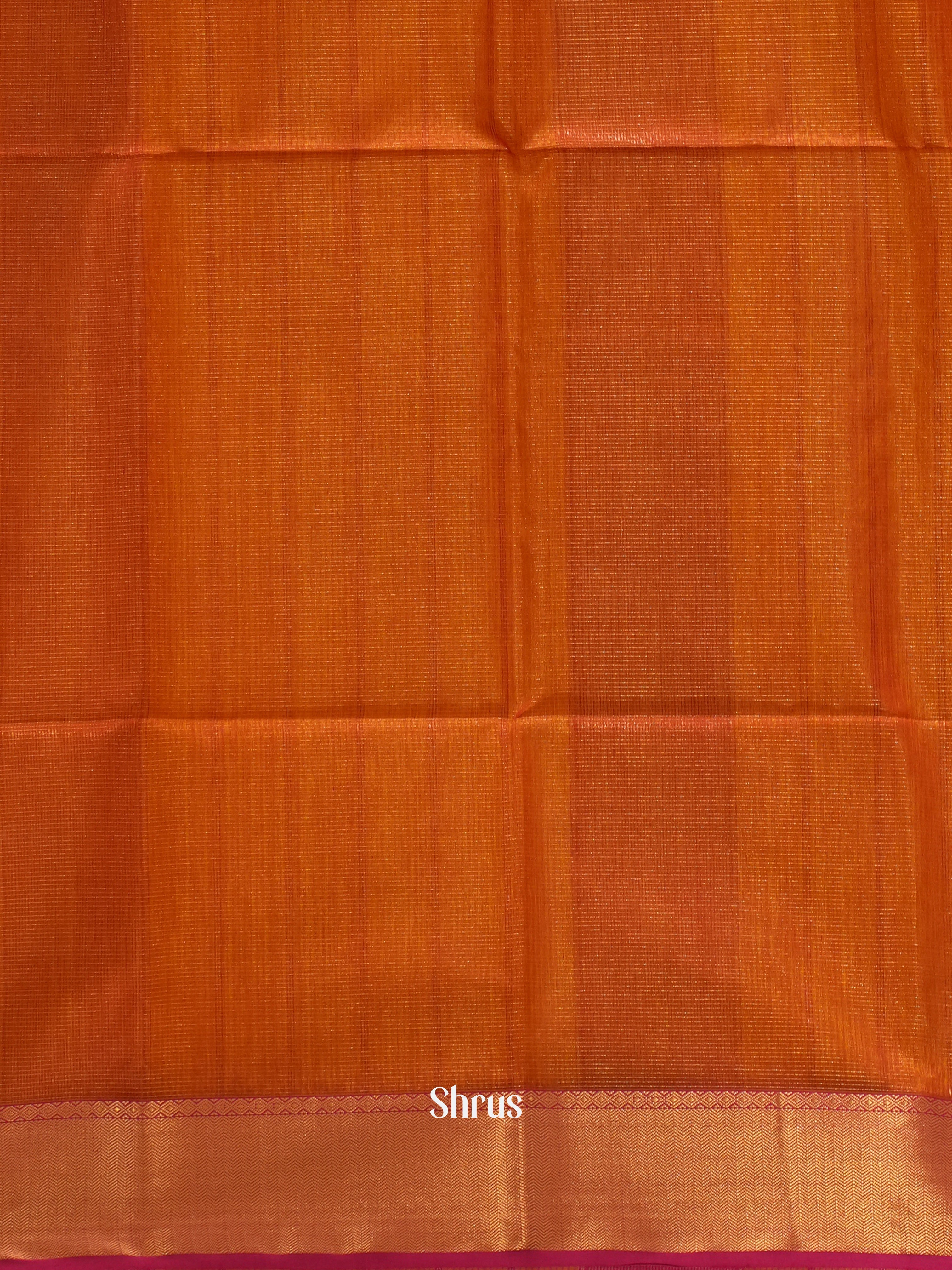 Yellow & Red - Maheshwari Silk Cotton Saree - Shop on ShrusEternity.com