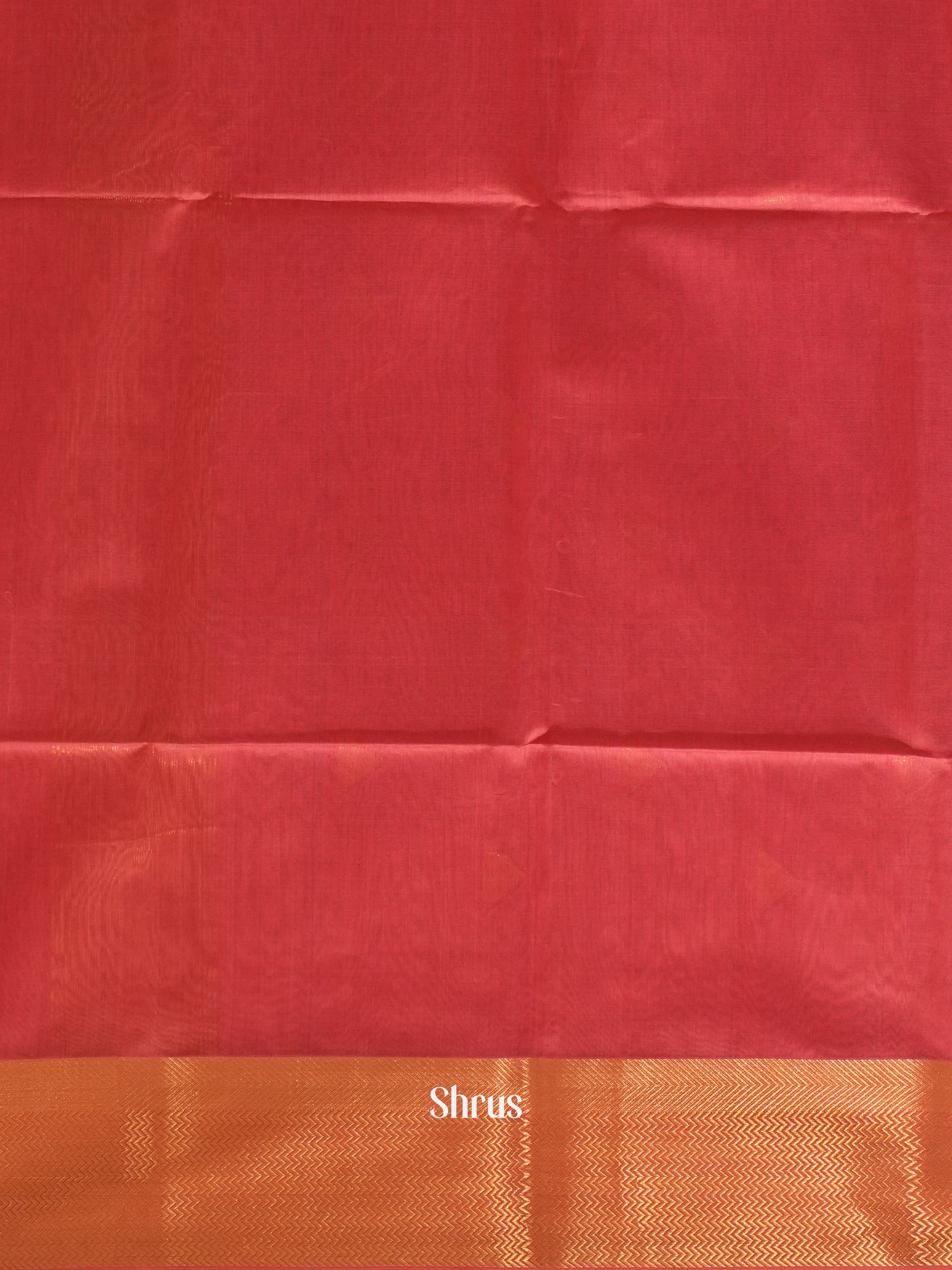 Pink(Single Tone)- Maheshwari Silk Cotton Saree - Shop on ShrusEternity.com