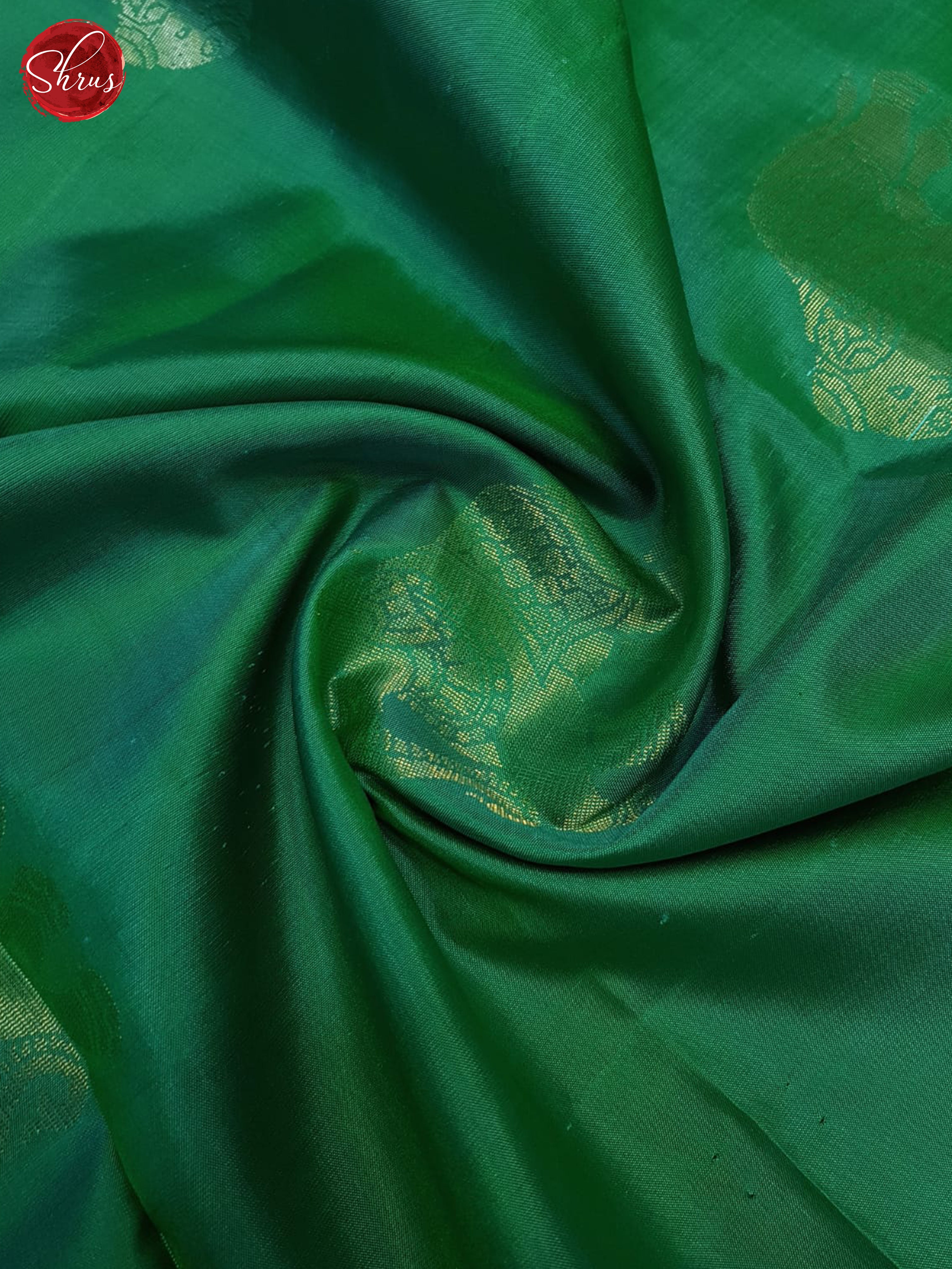 Green And Purple - Soft silk saree - Shop on ShrusEternity.com