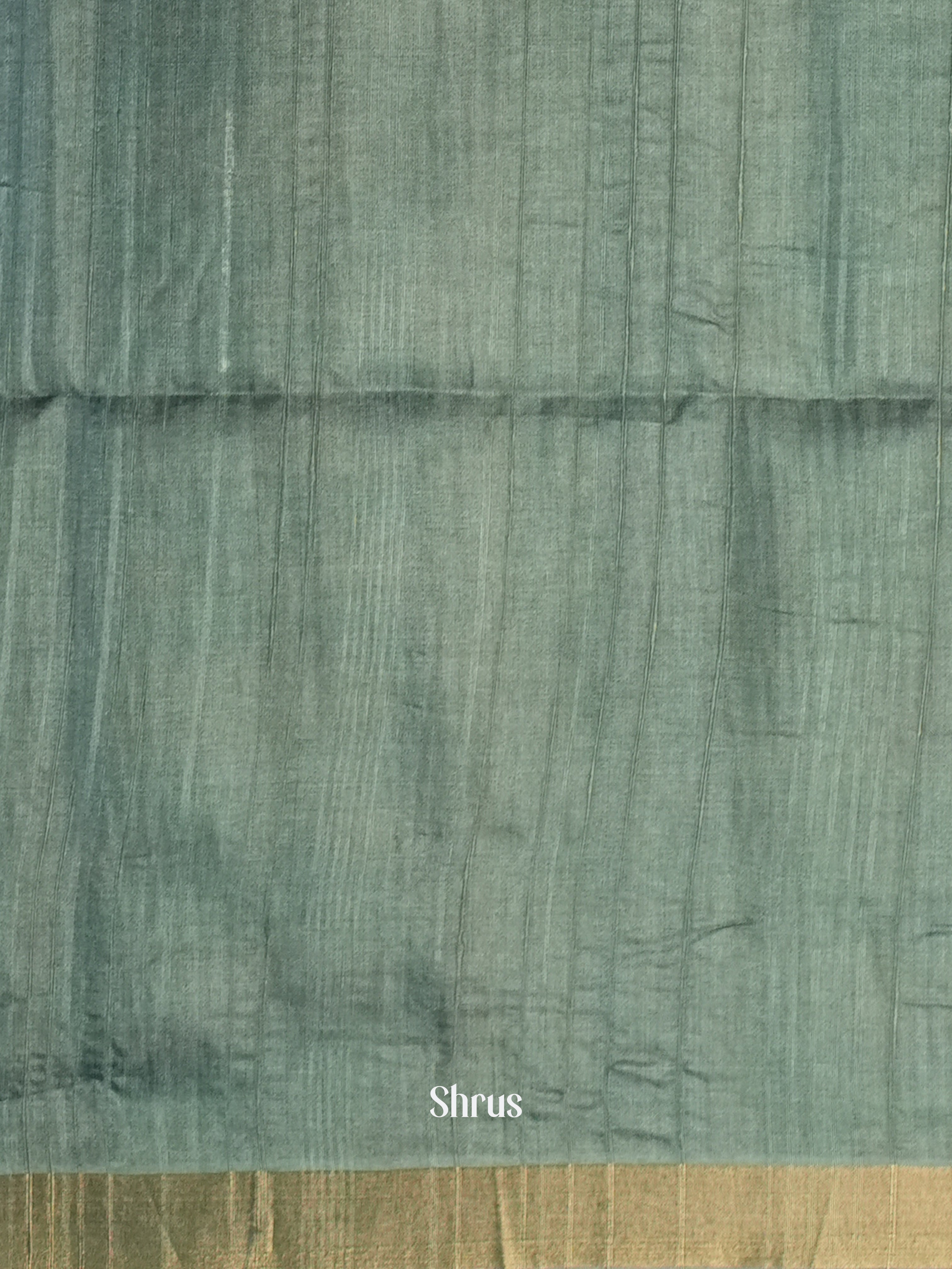 Grey - Matka Cotton Saree - Shop on ShrusEternity.com