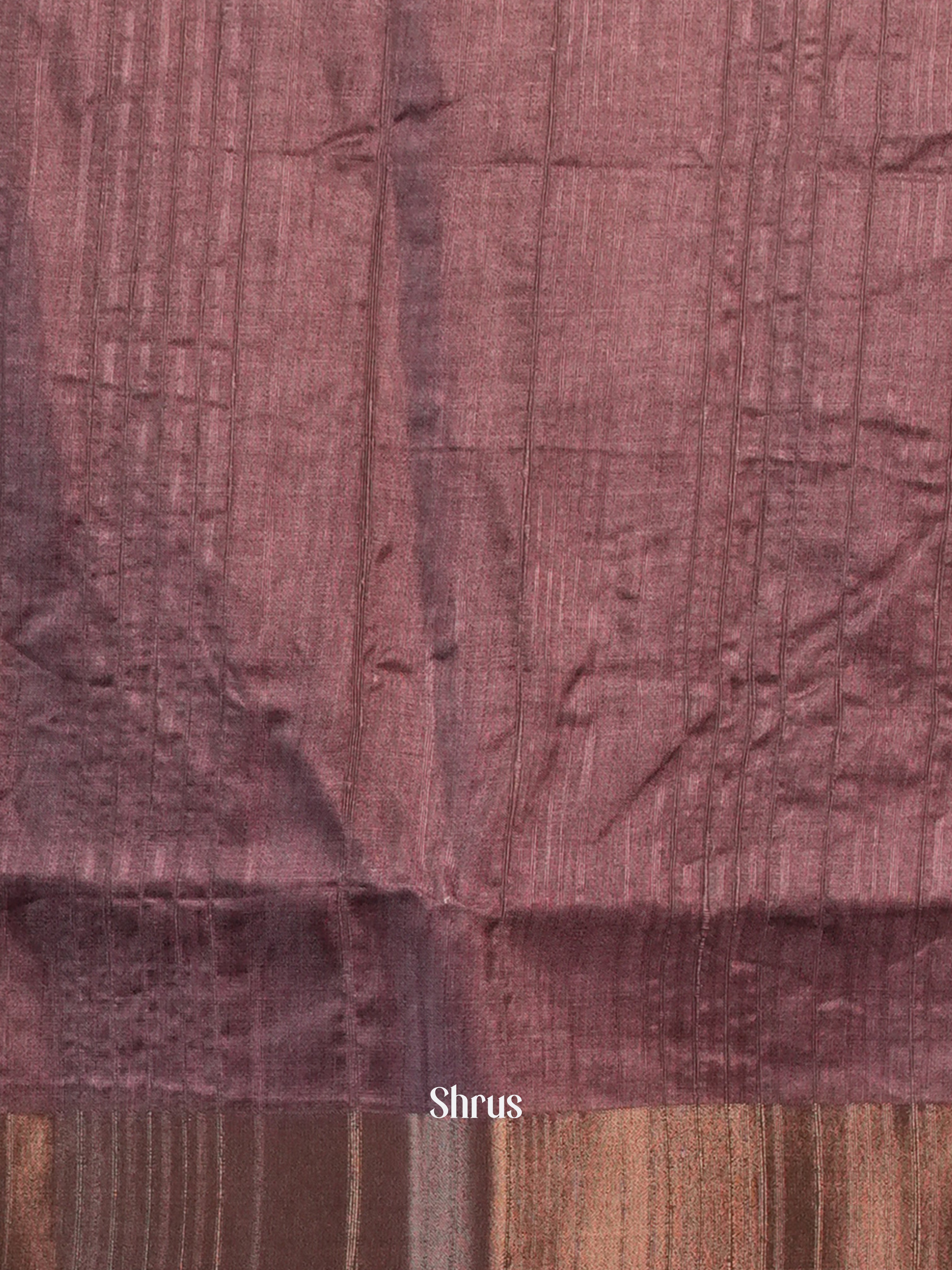 Onion Pink - Matka Cotton Saree - Shop on ShrusEternity.com