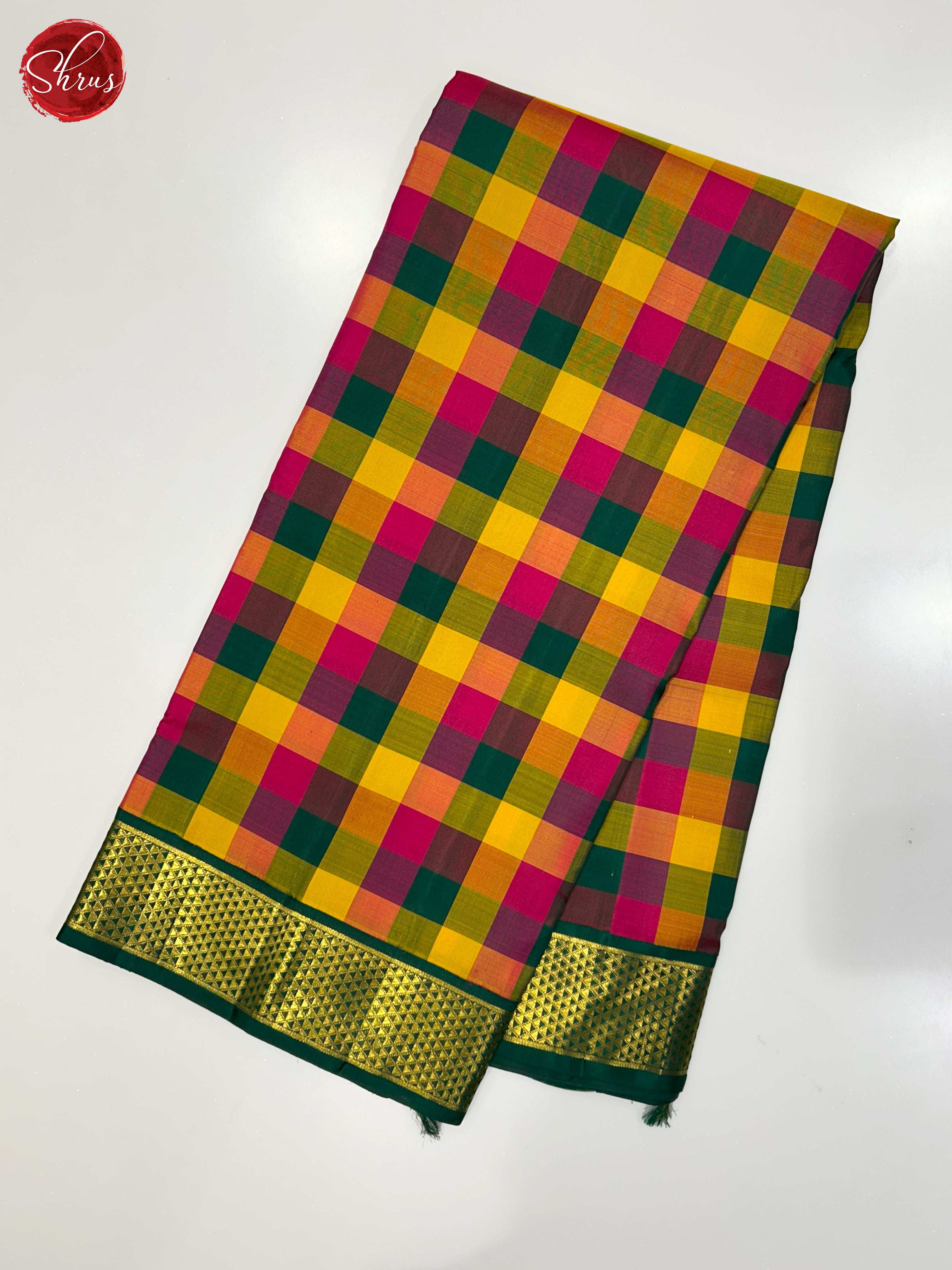 CDS18001 - Kanchipuram silk 9Yards - Shop on ShrusEternity.com