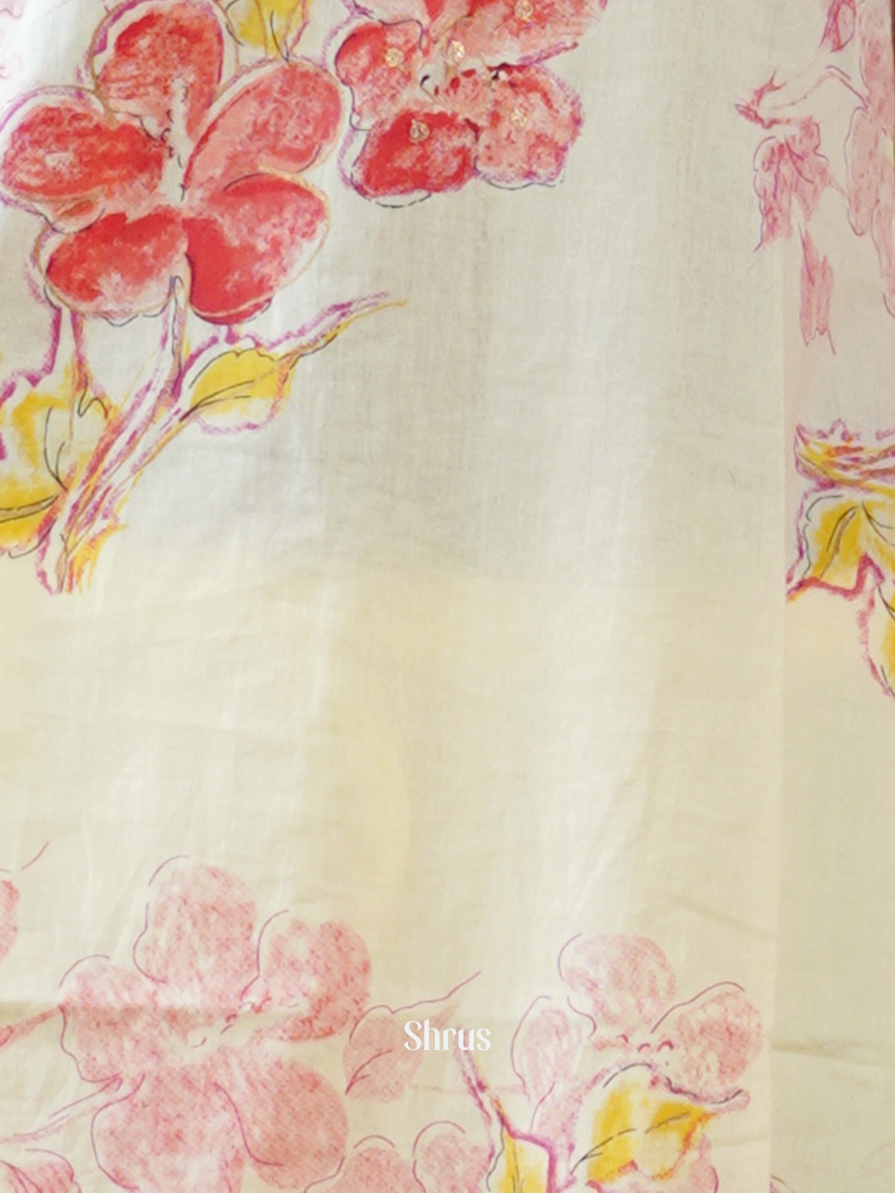 Cream- 3pc Readymade Suits - Shop on ShrusEternity.com