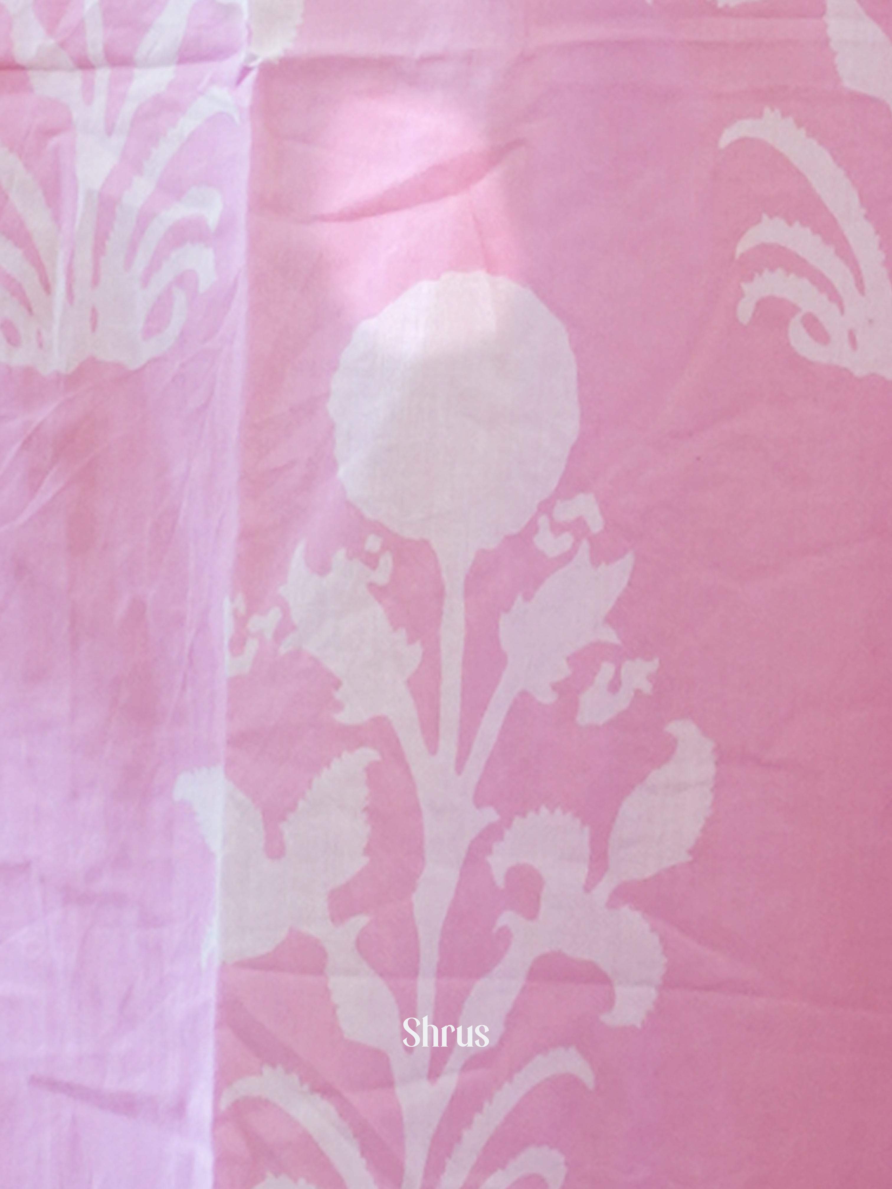 Baby Pink -Casual Printed 3pc Readymade Salwar - Shop on ShrusEternity.com