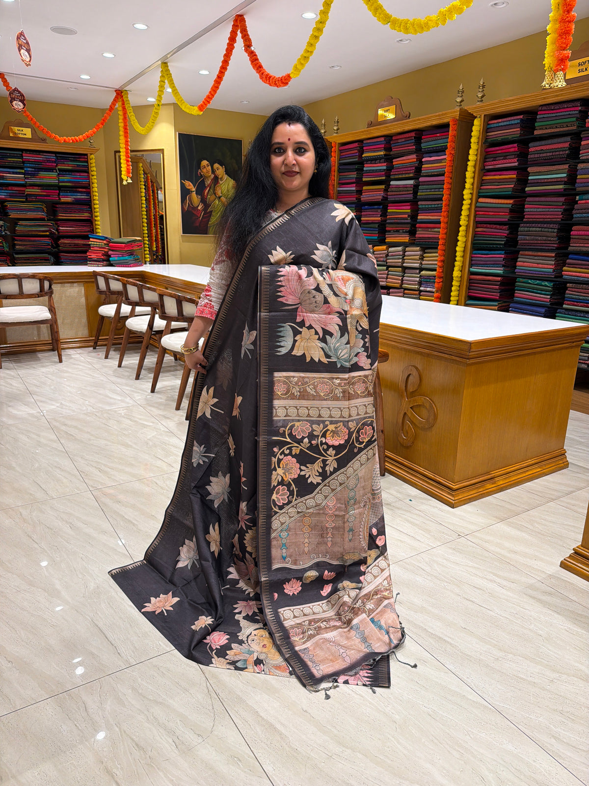 Chennur-Print Saree - EJ23158