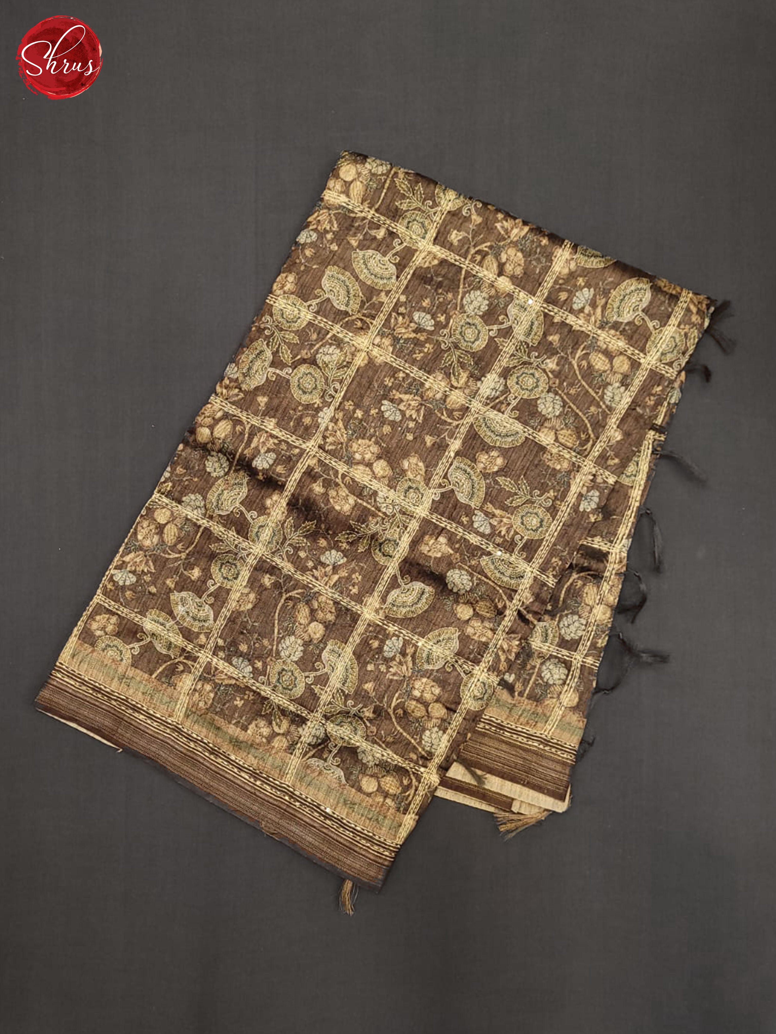 AIS8234 - Semi Kantha Saree - Shop on ShrusEternity.com