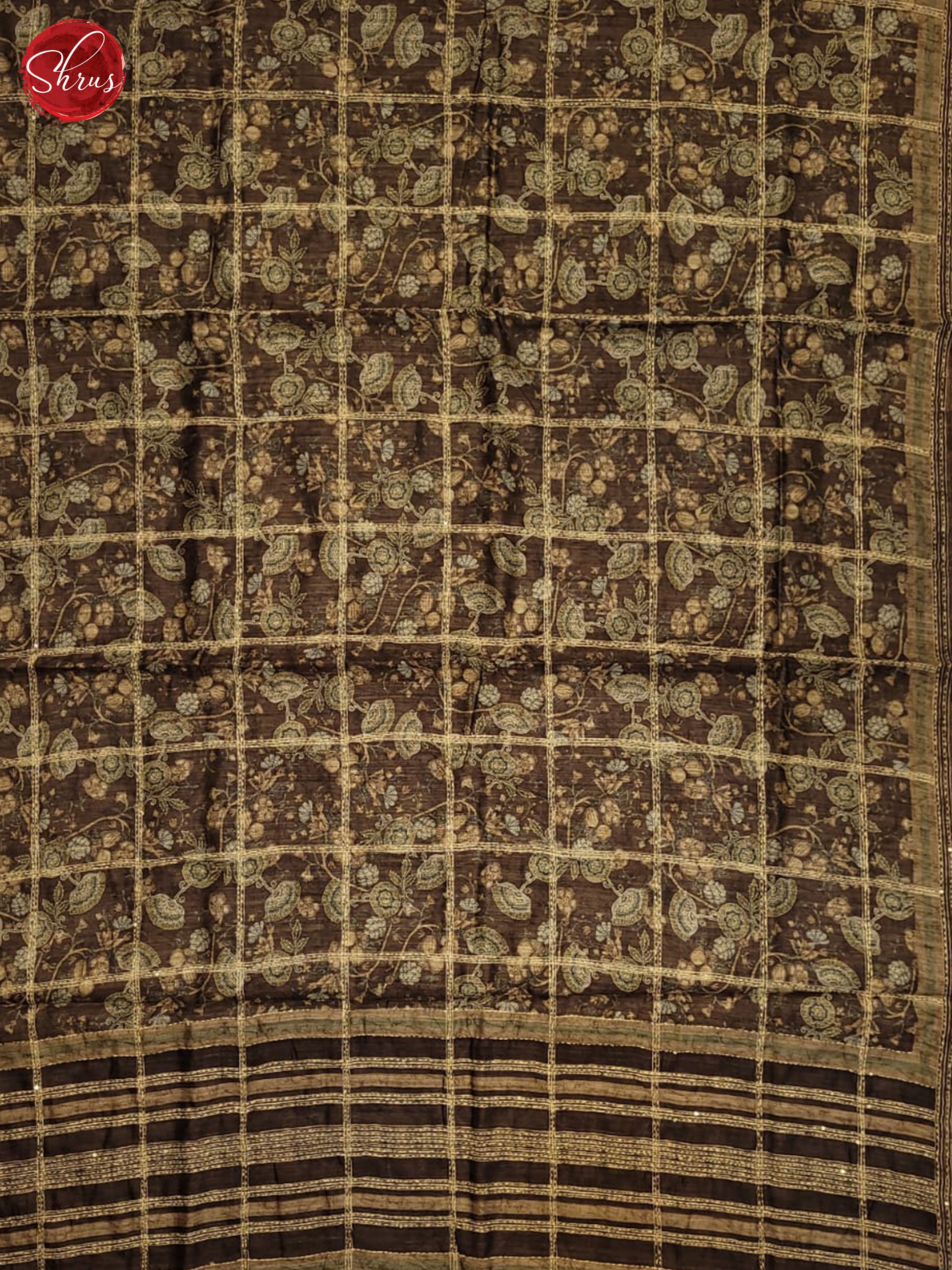 AIS8234 - Semi Kantha Saree - Shop on ShrusEternity.com