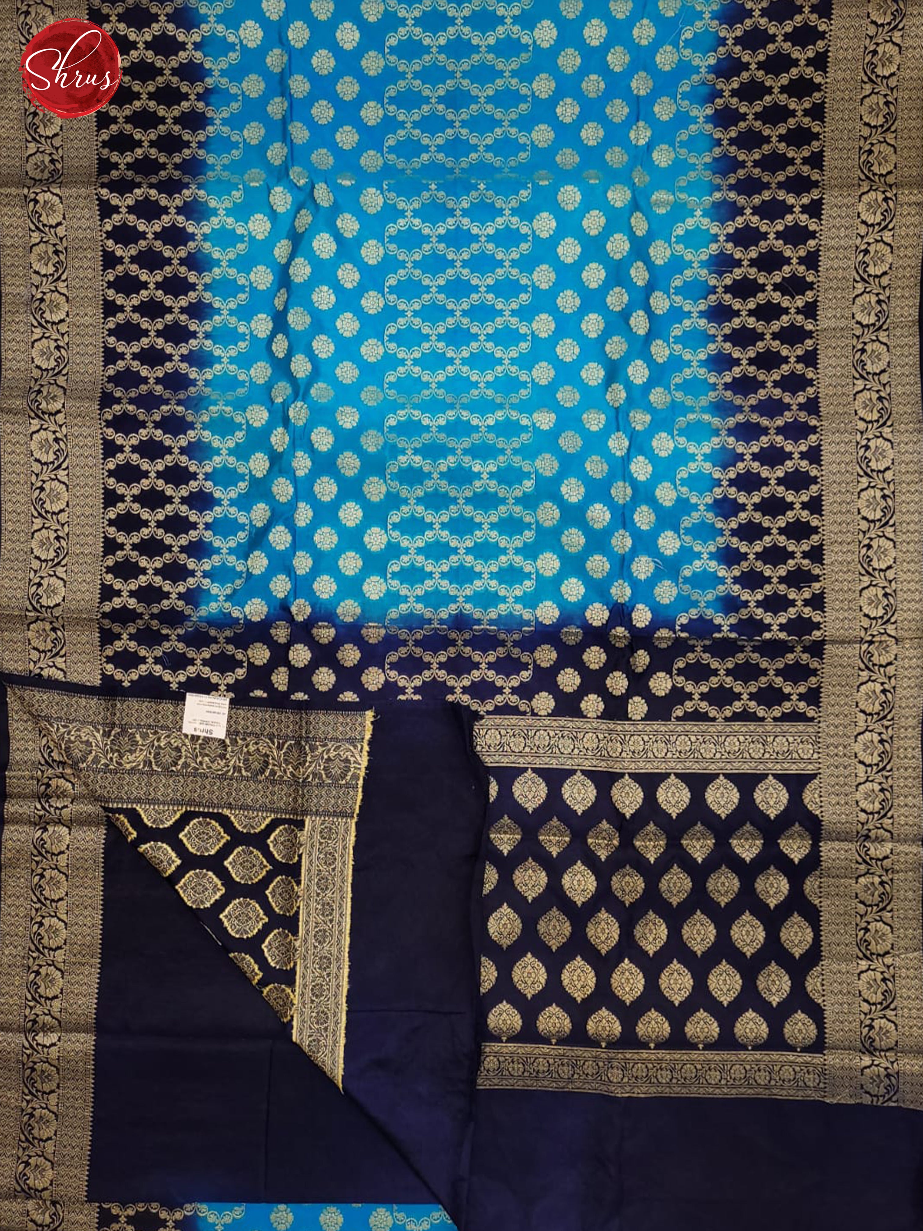 AIS9195 - Semi banarasi Saree - Shop on ShrusEternity.com