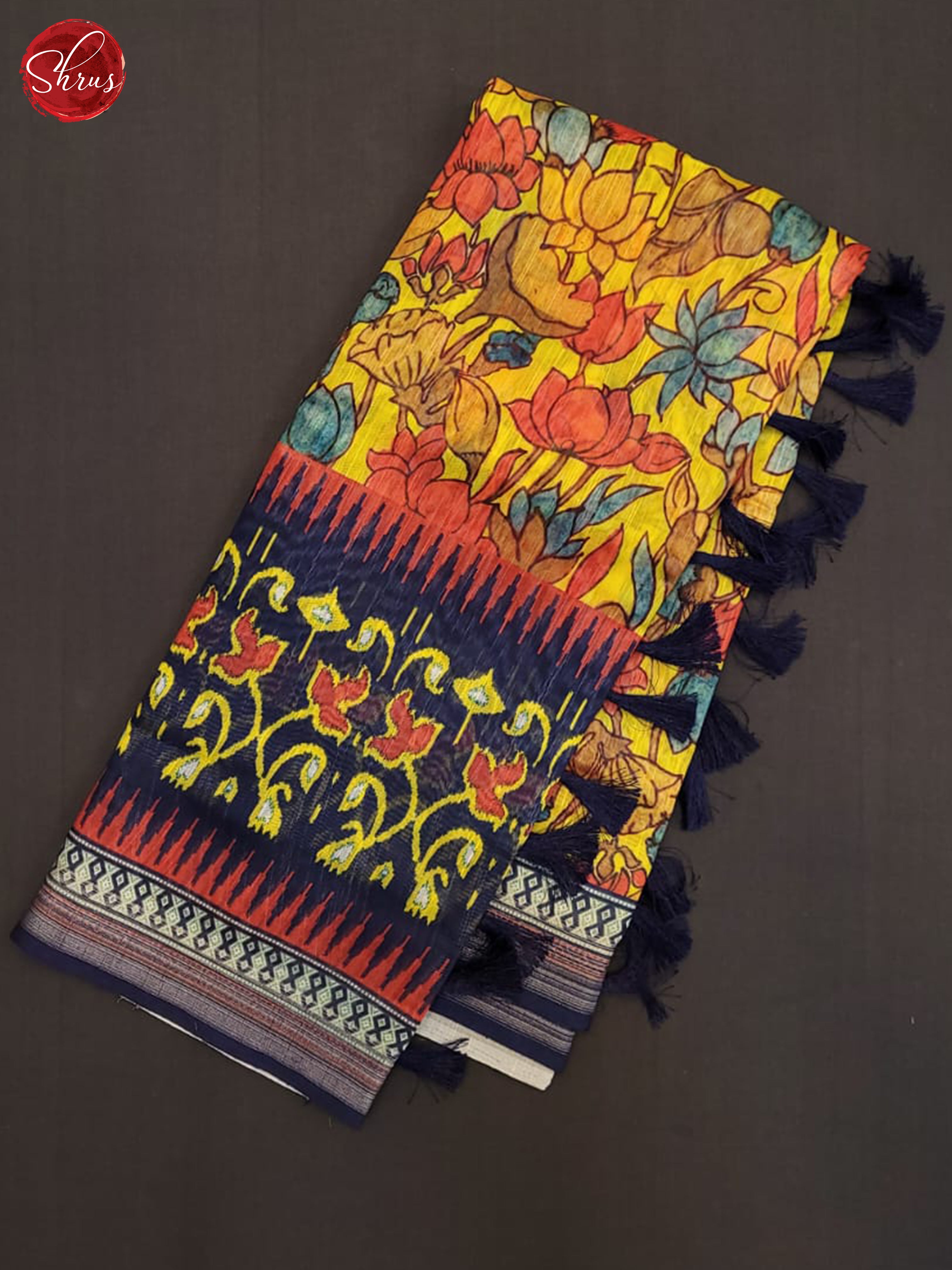 AJS14281 - Art Linen Saree - Shop on ShrusEternity.com