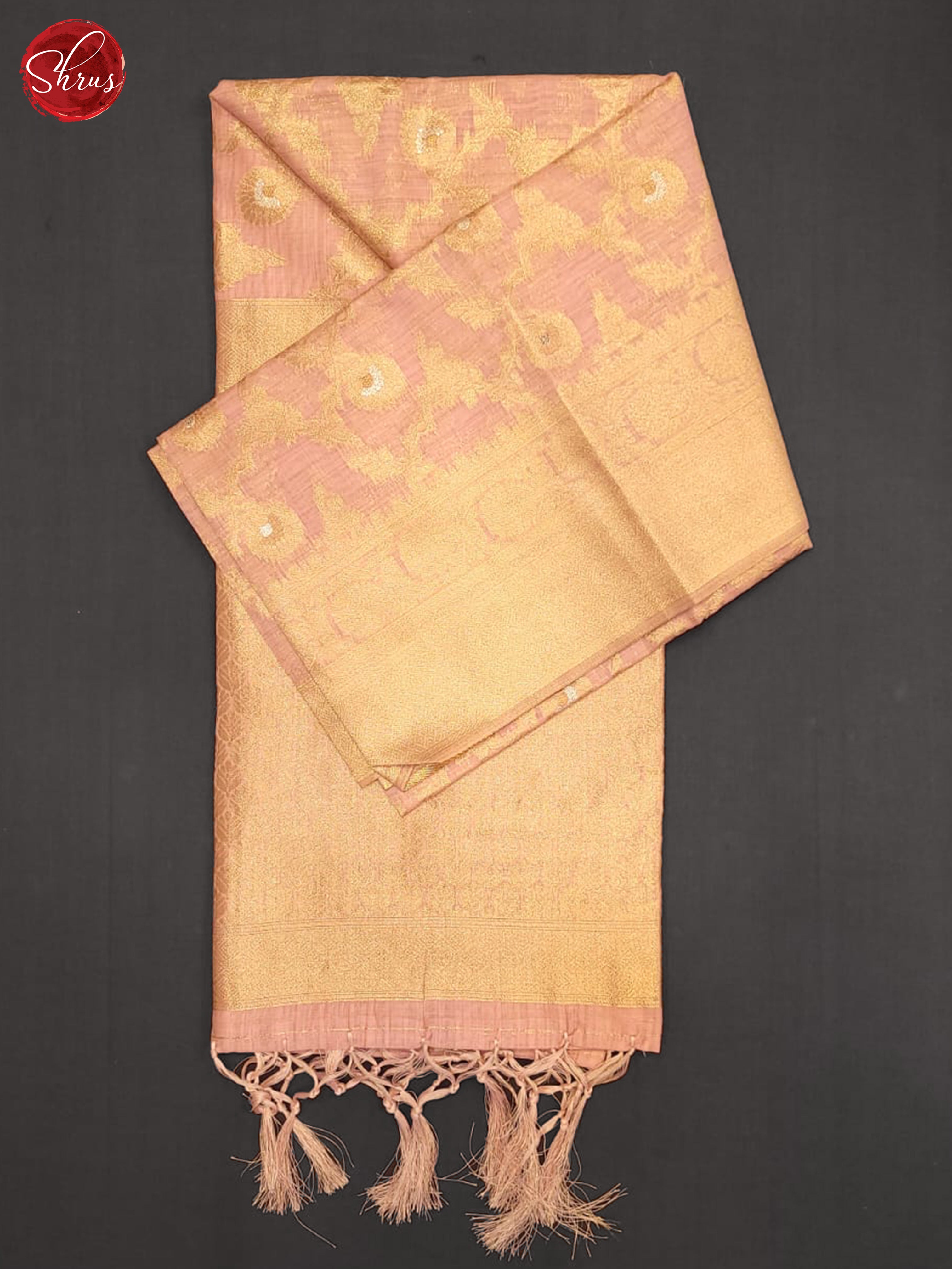 Candy Pink(Single Tone) - Semi banarasi Saree - Shop on ShrusEternity.com