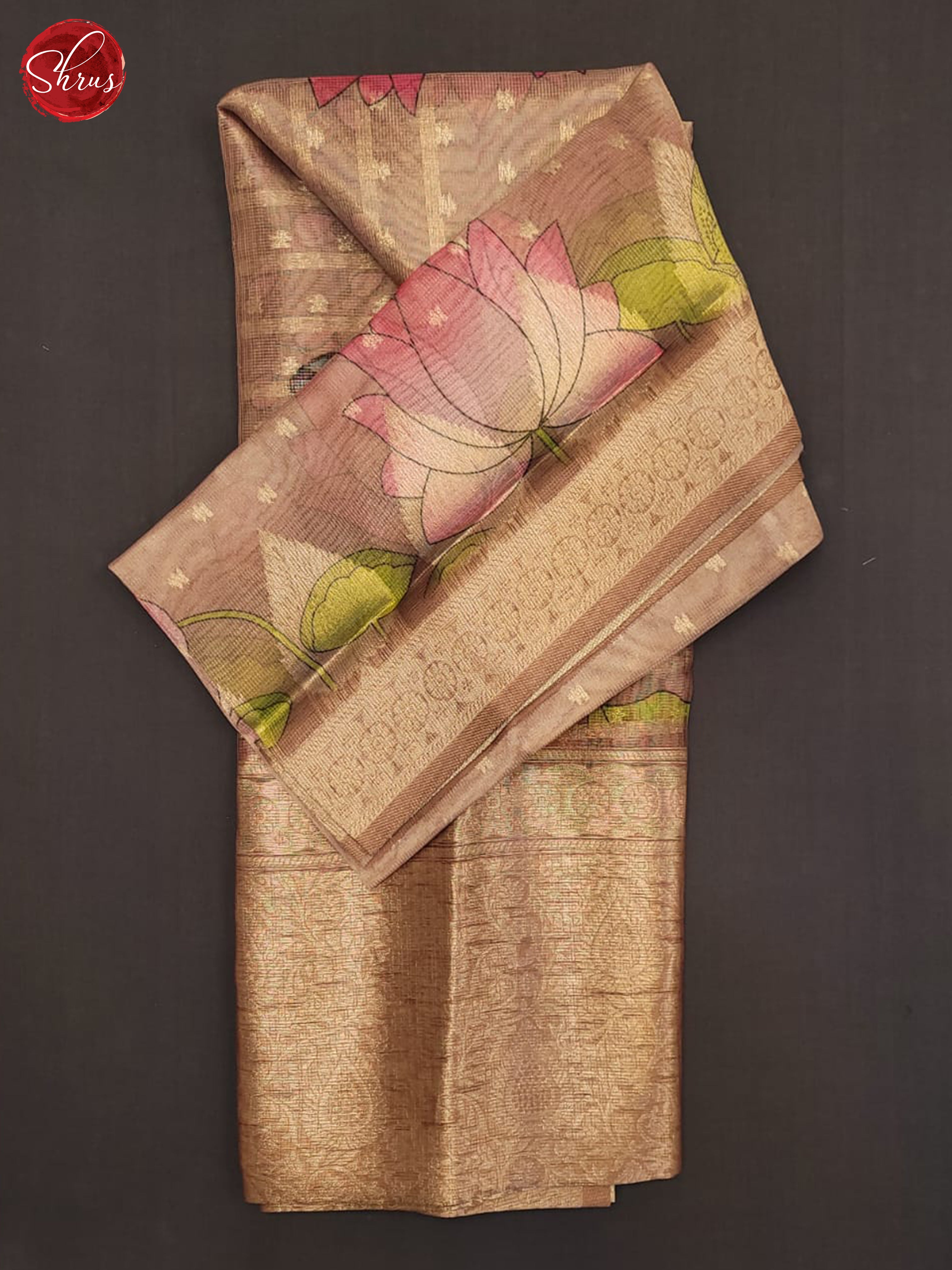 AKS1073 - Tissue banarasi Saree - Shop on ShrusEternity.com