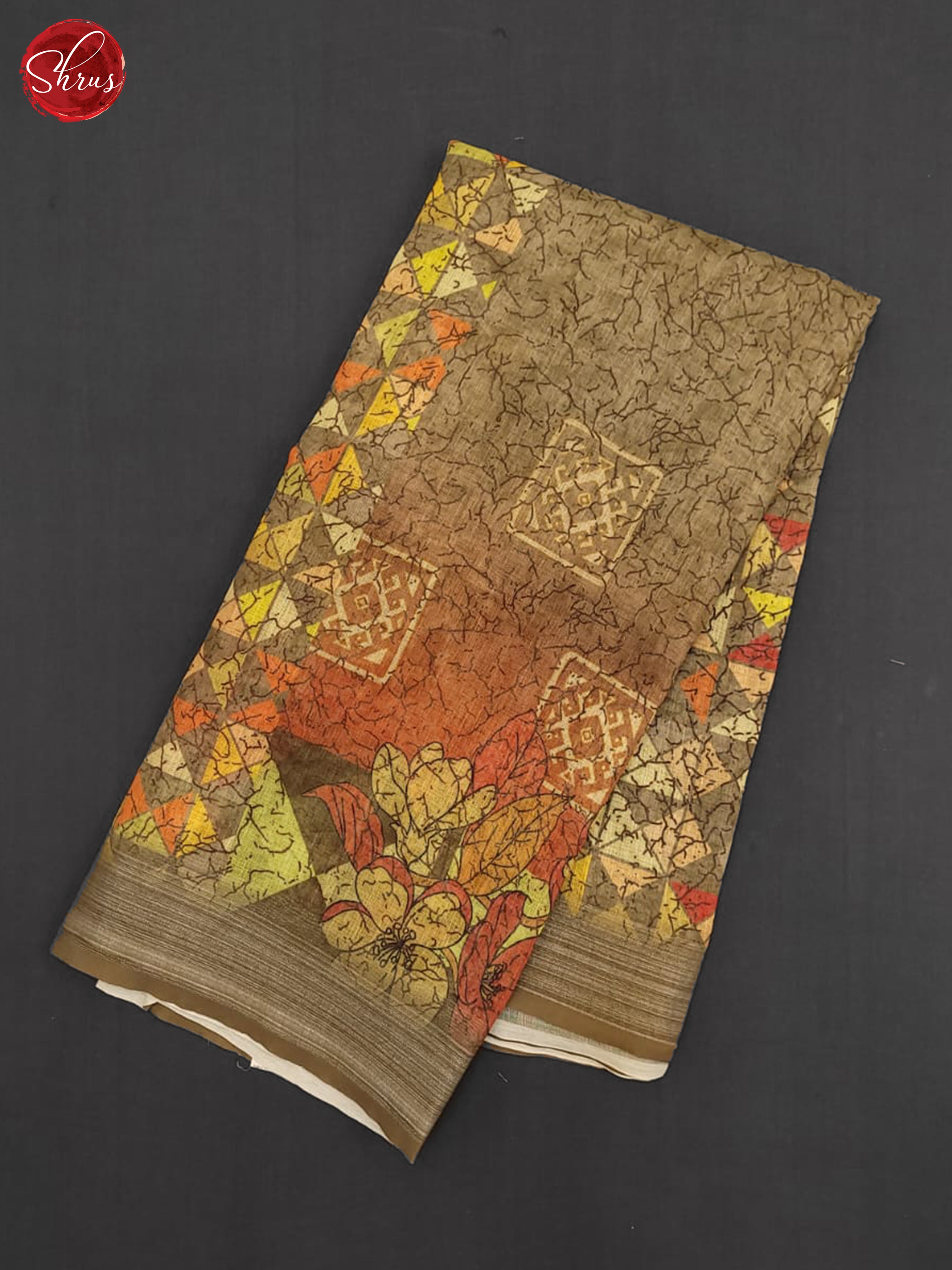 AKS1082 - Art linen Saree - Shop on ShrusEternity.com