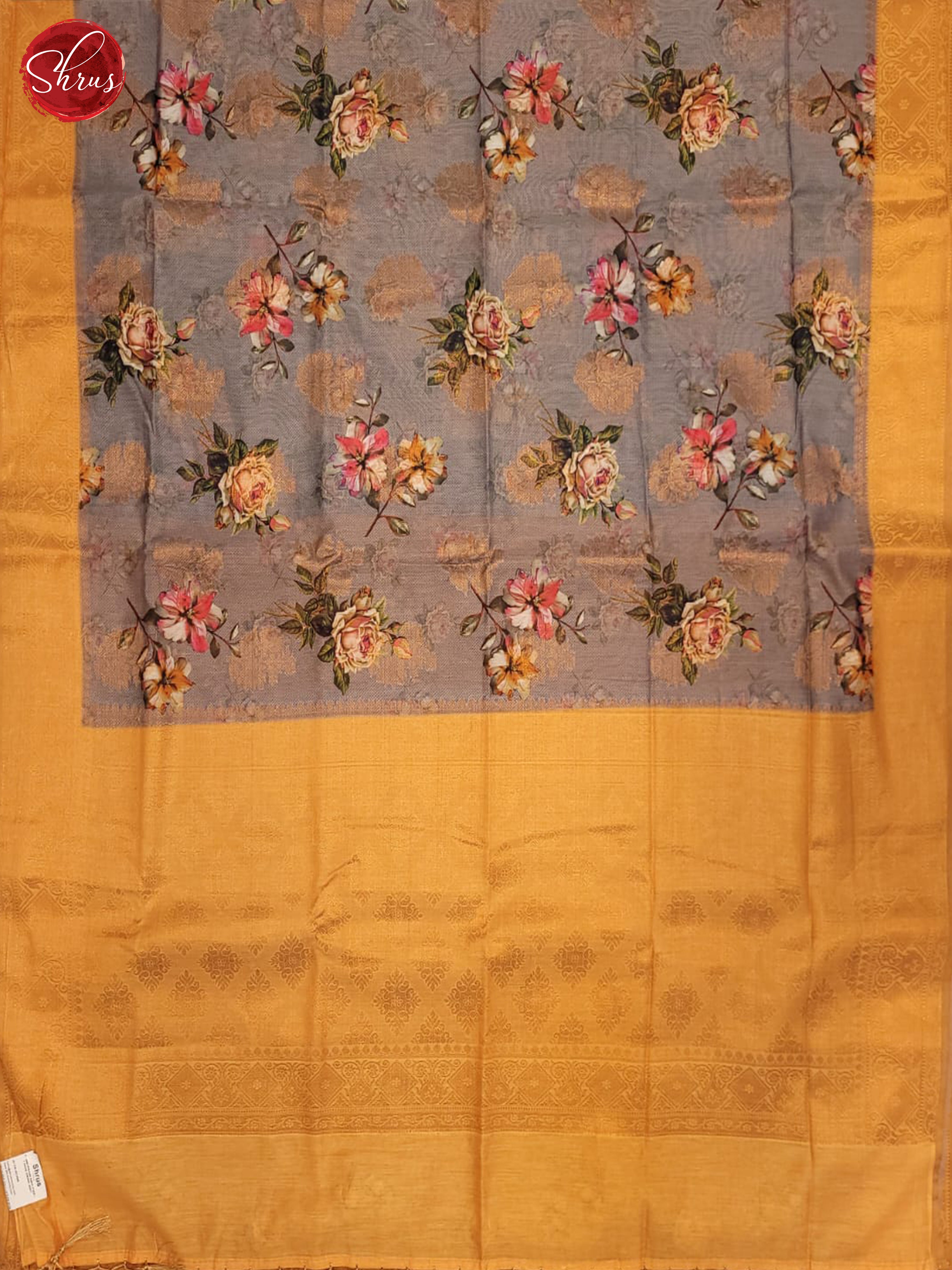 AKS26048 - Semi jute Saree - Shop on ShrusEternity.com
