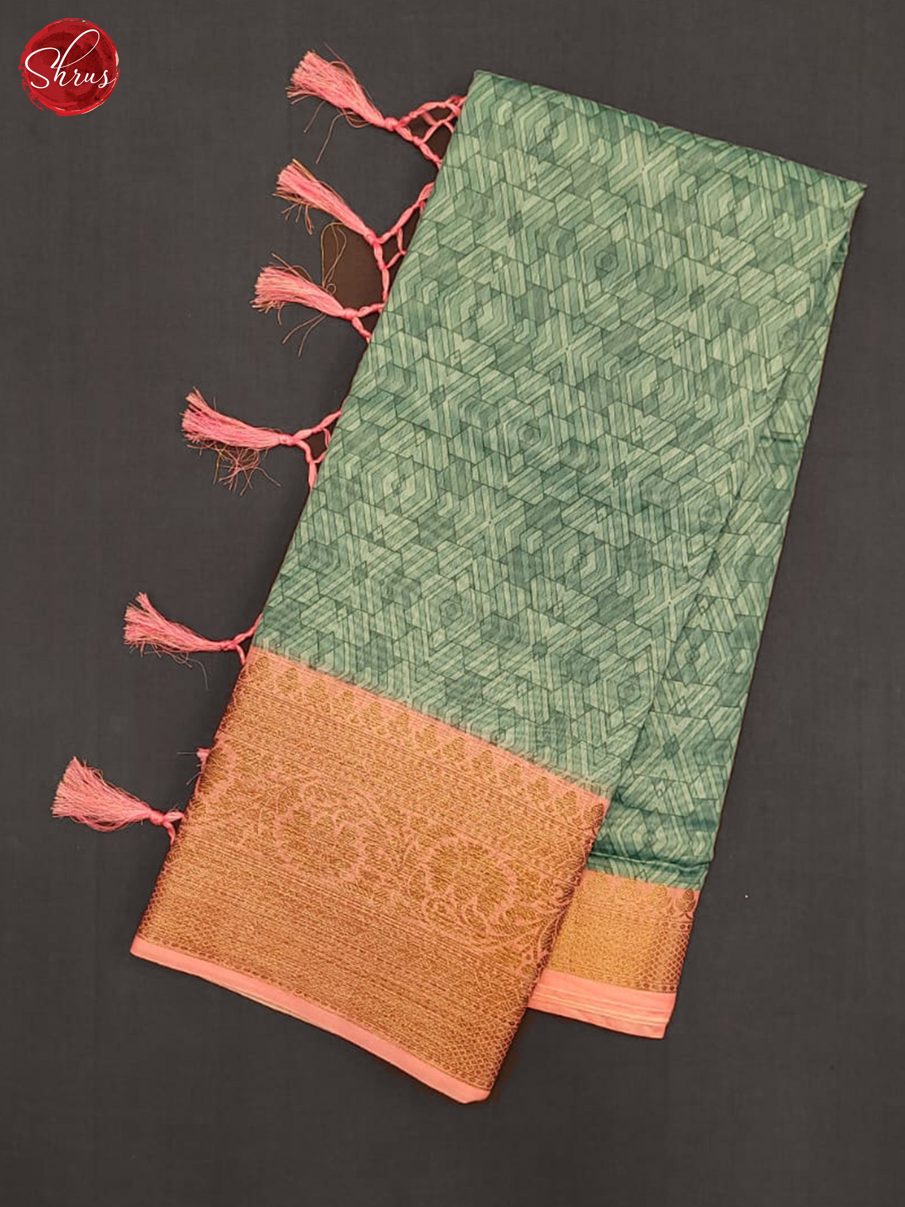 ALS15103 - Semi chanderi Saree - Shop on ShrusEternity.com