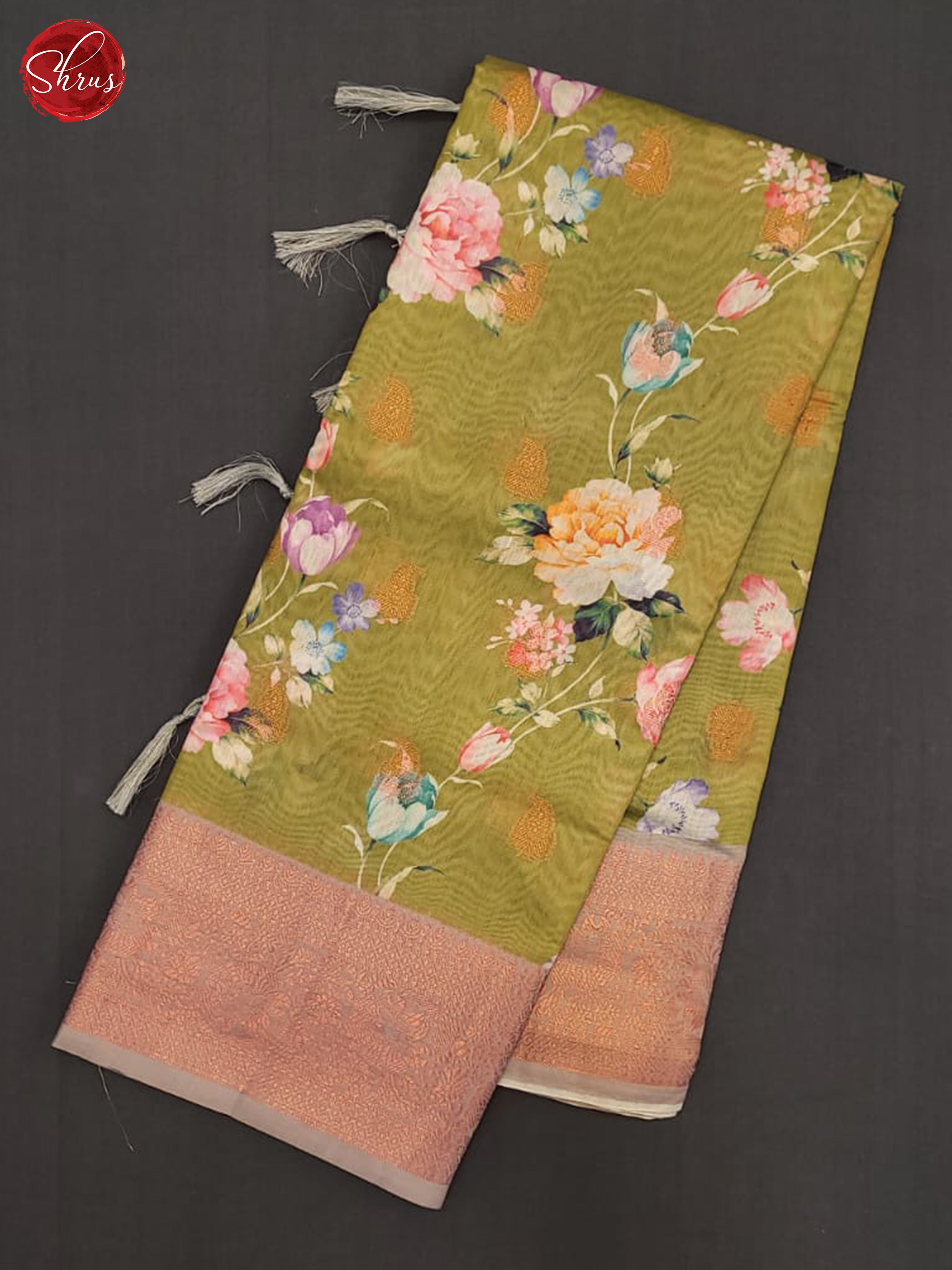 ALS15114 - Semi chanderi Saree - Shop on ShrusEternity.com