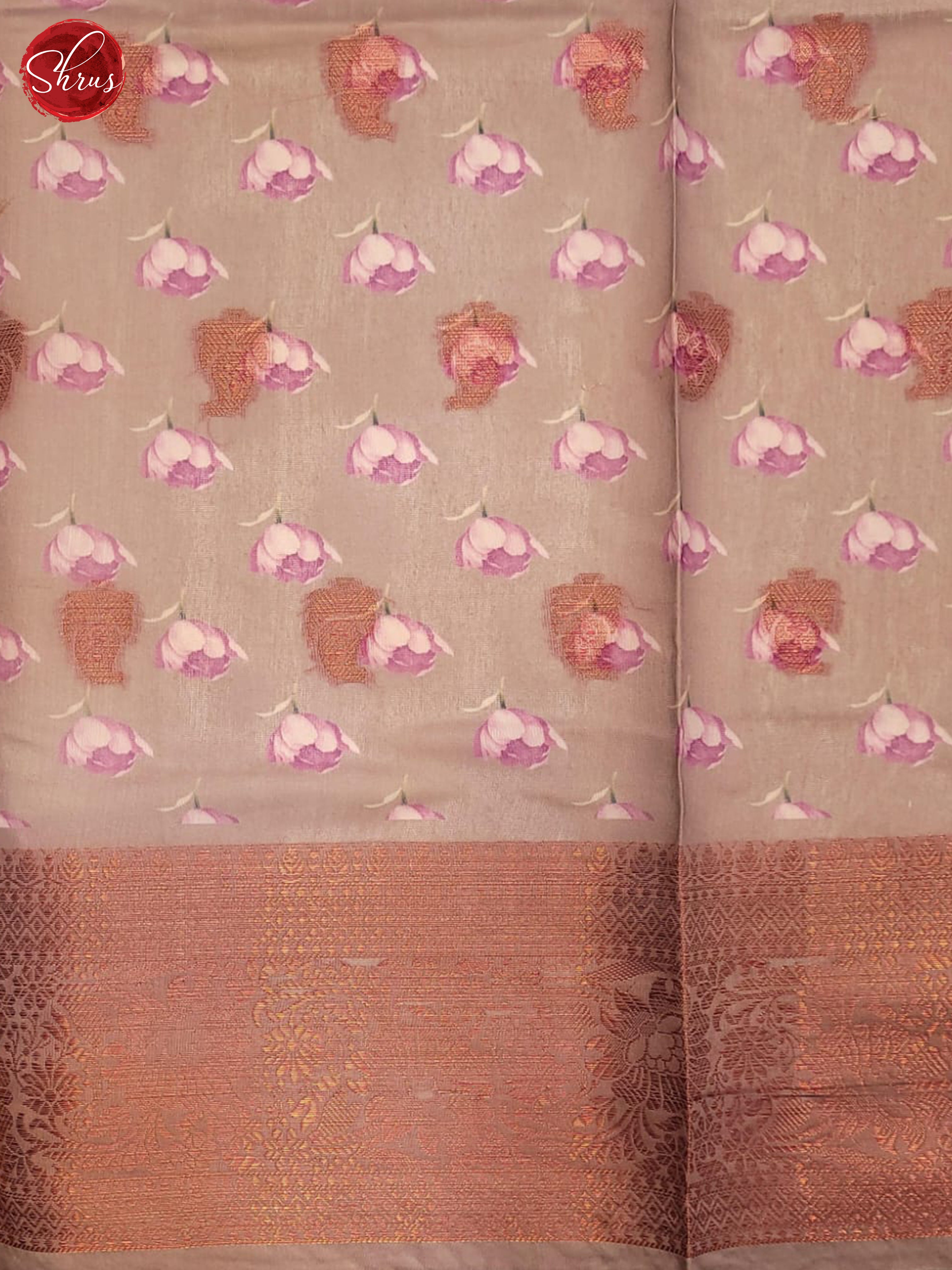 ALS15114 - Semi chanderi Saree - Shop on ShrusEternity.com