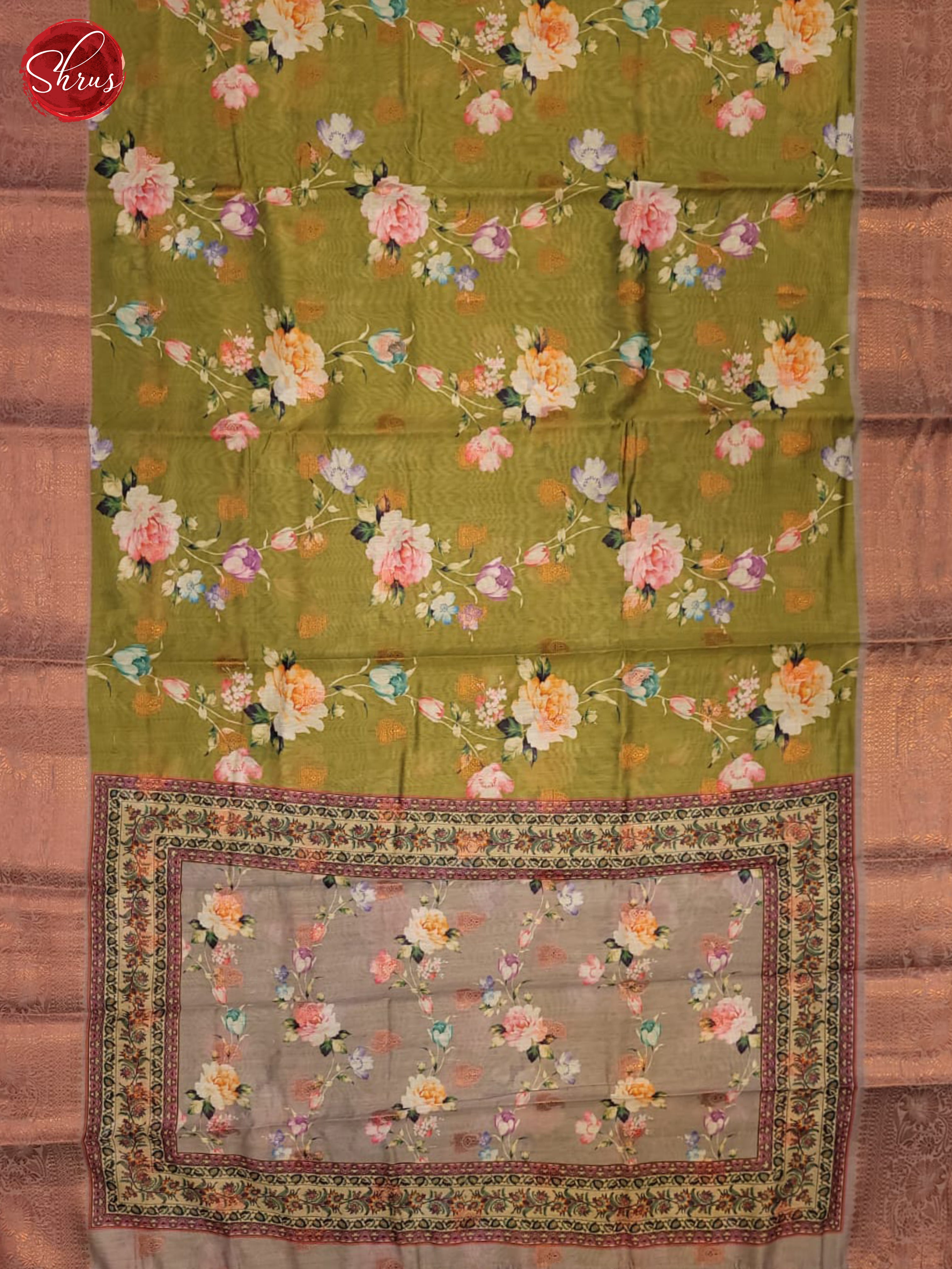 ALS15114 - Semi chanderi Saree - Shop on ShrusEternity.com