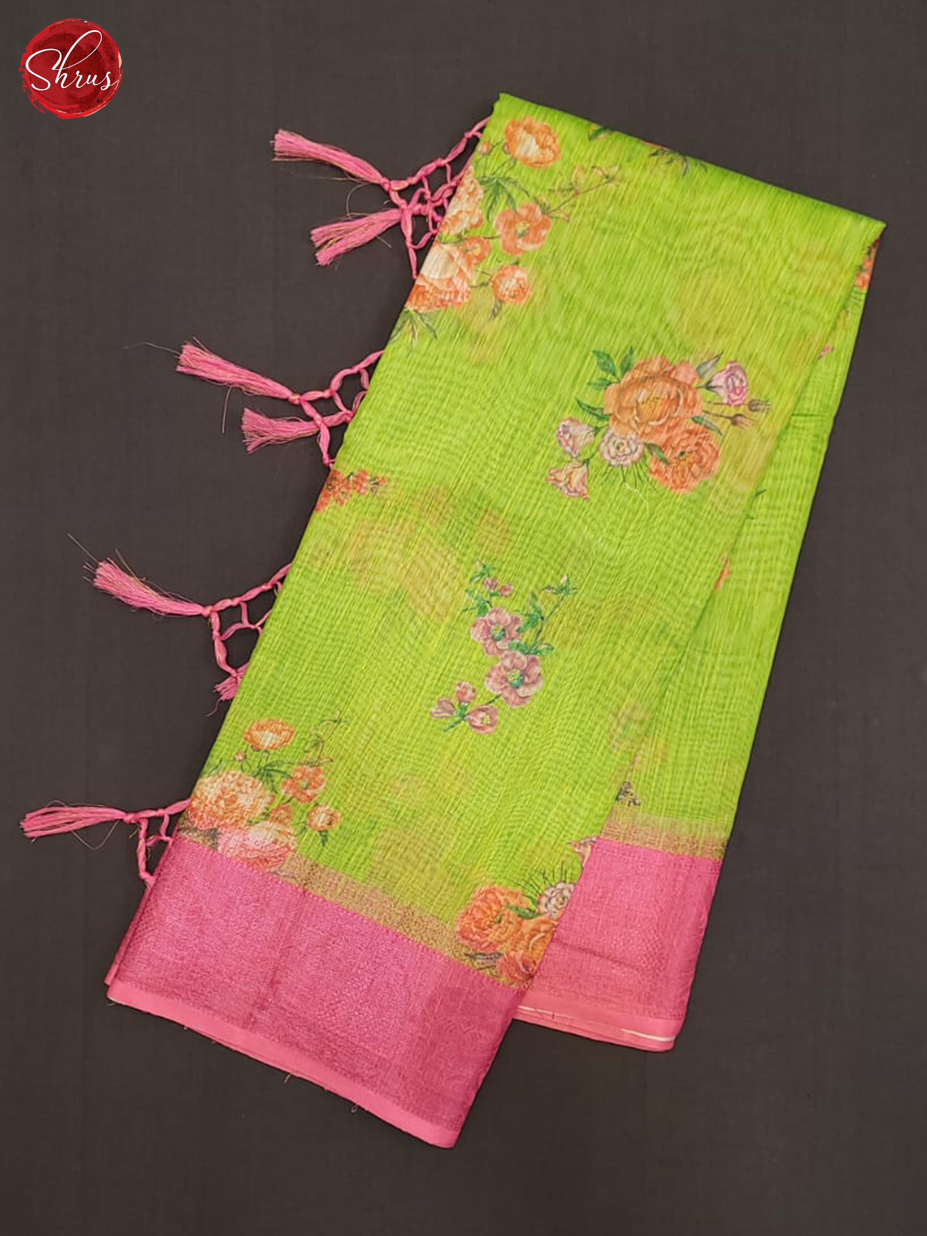 ALS15133 - Semi chanderi Saree - Shop on ShrusEternity.com