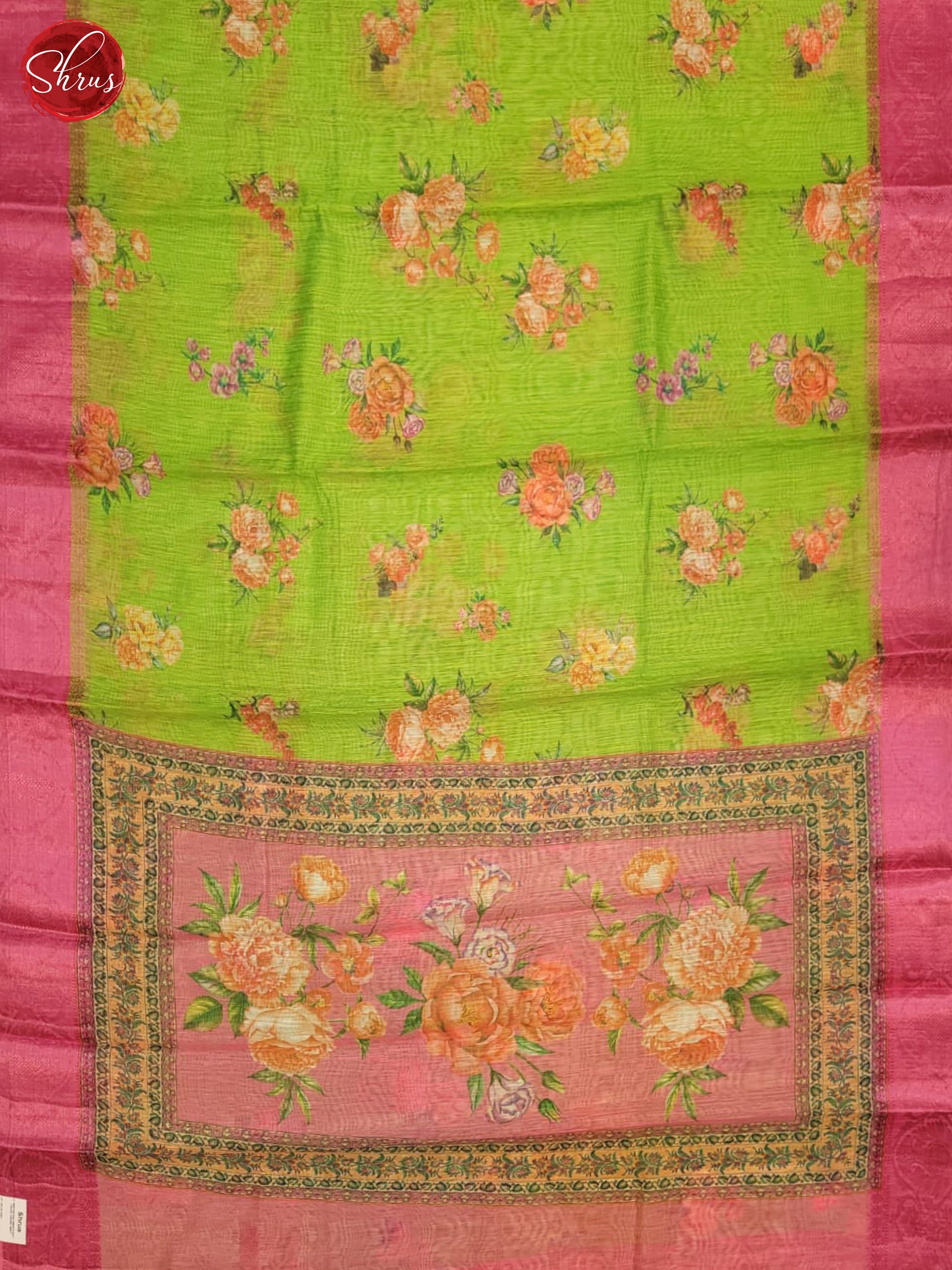 ALS15133 - Semi chanderi Saree - Shop on ShrusEternity.com