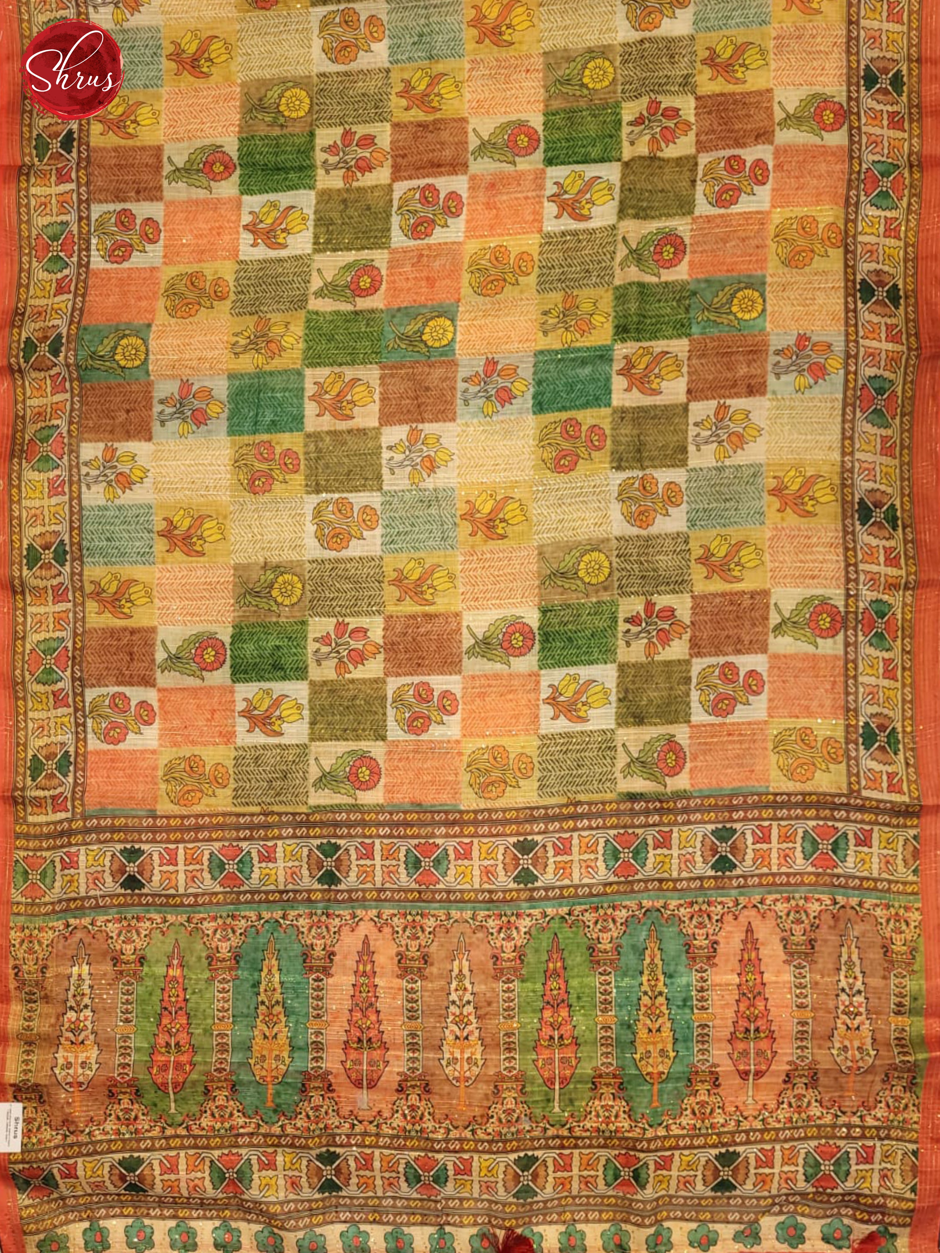 ALS19015 - Art Linen Saree - Shop on ShrusEternity.com