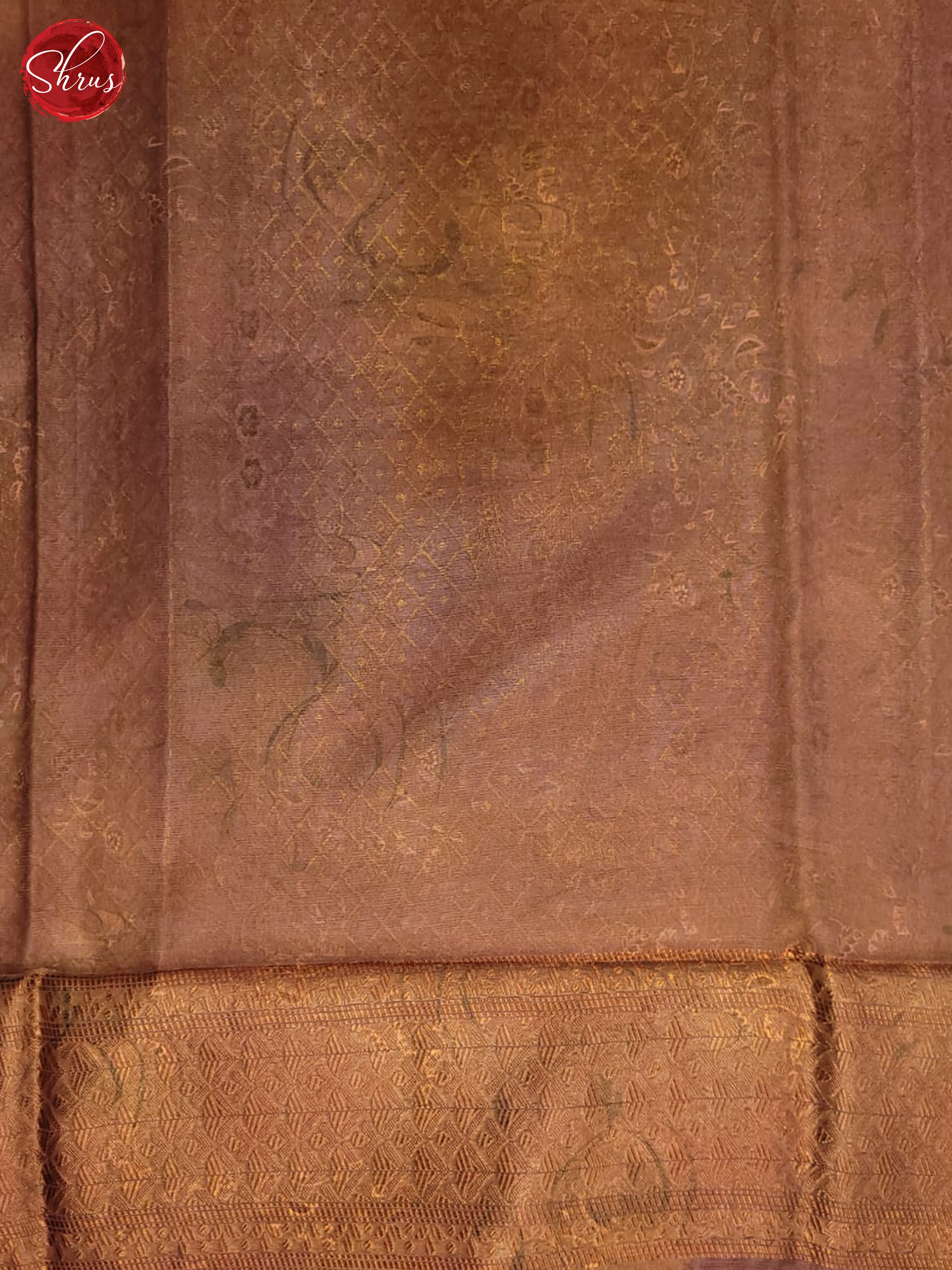 Light Brown(Single Tone) - Semi jute Saree - Shop on ShrusEternity.com