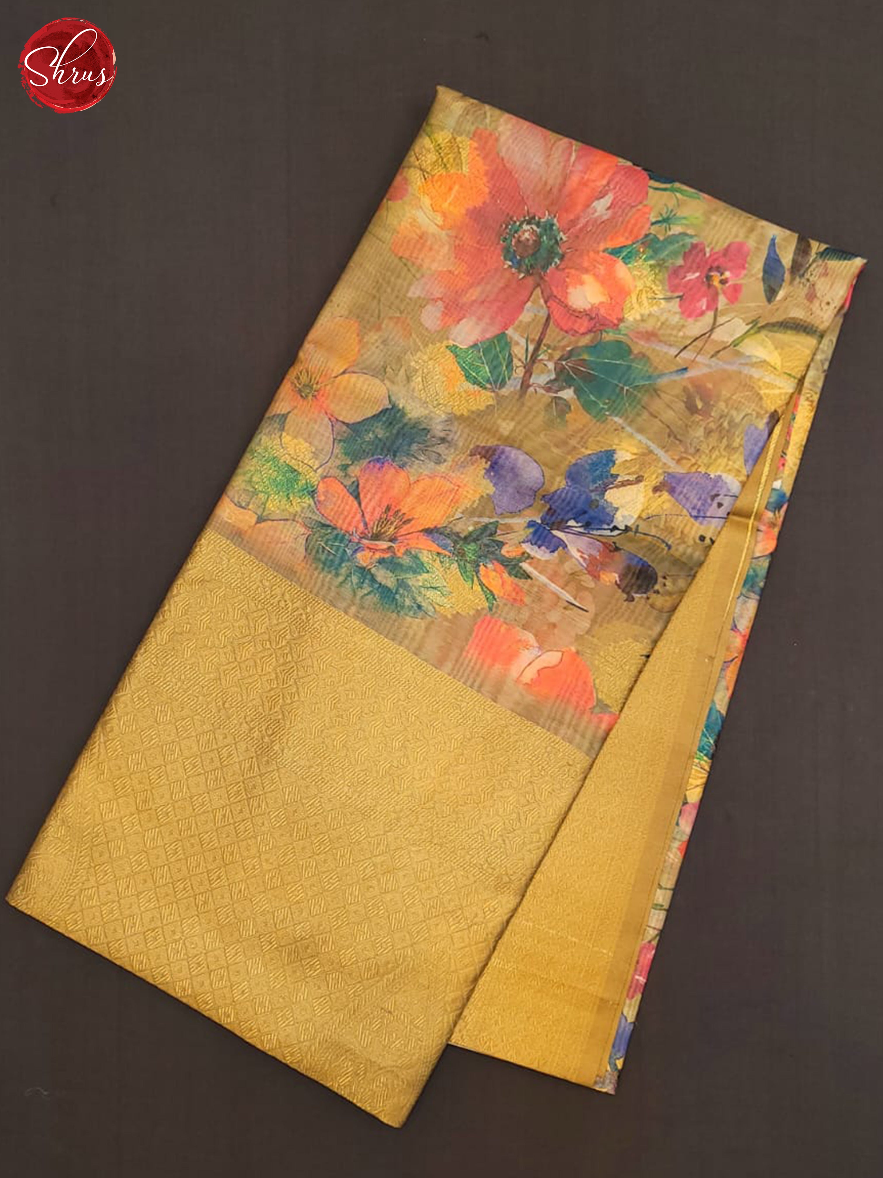 Mehandi Green(single tone) - Semi jute Saree - Shop on ShrusEternity.com