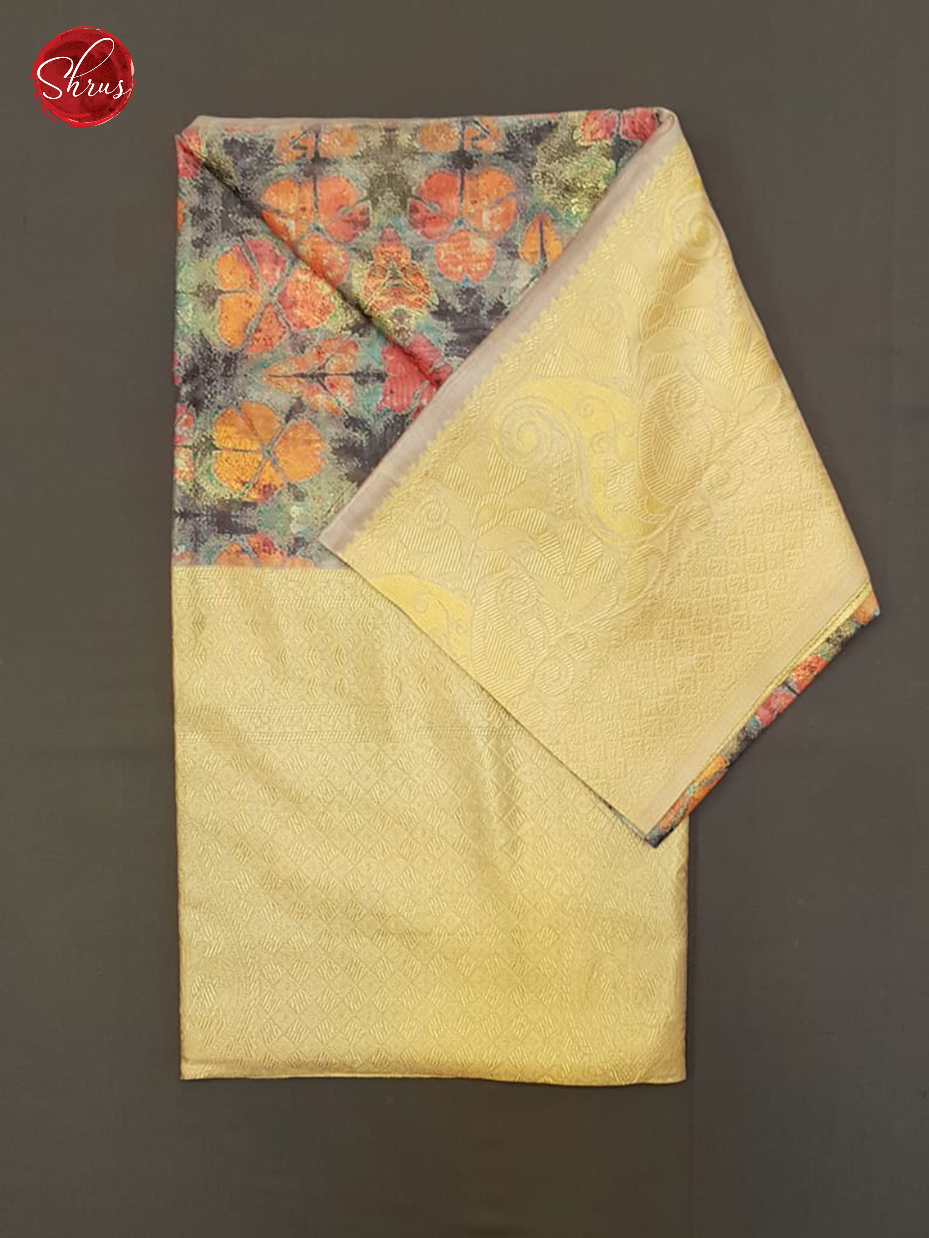 Grey & Sandal - semi jute sarees - Shop on ShrusEternity.com