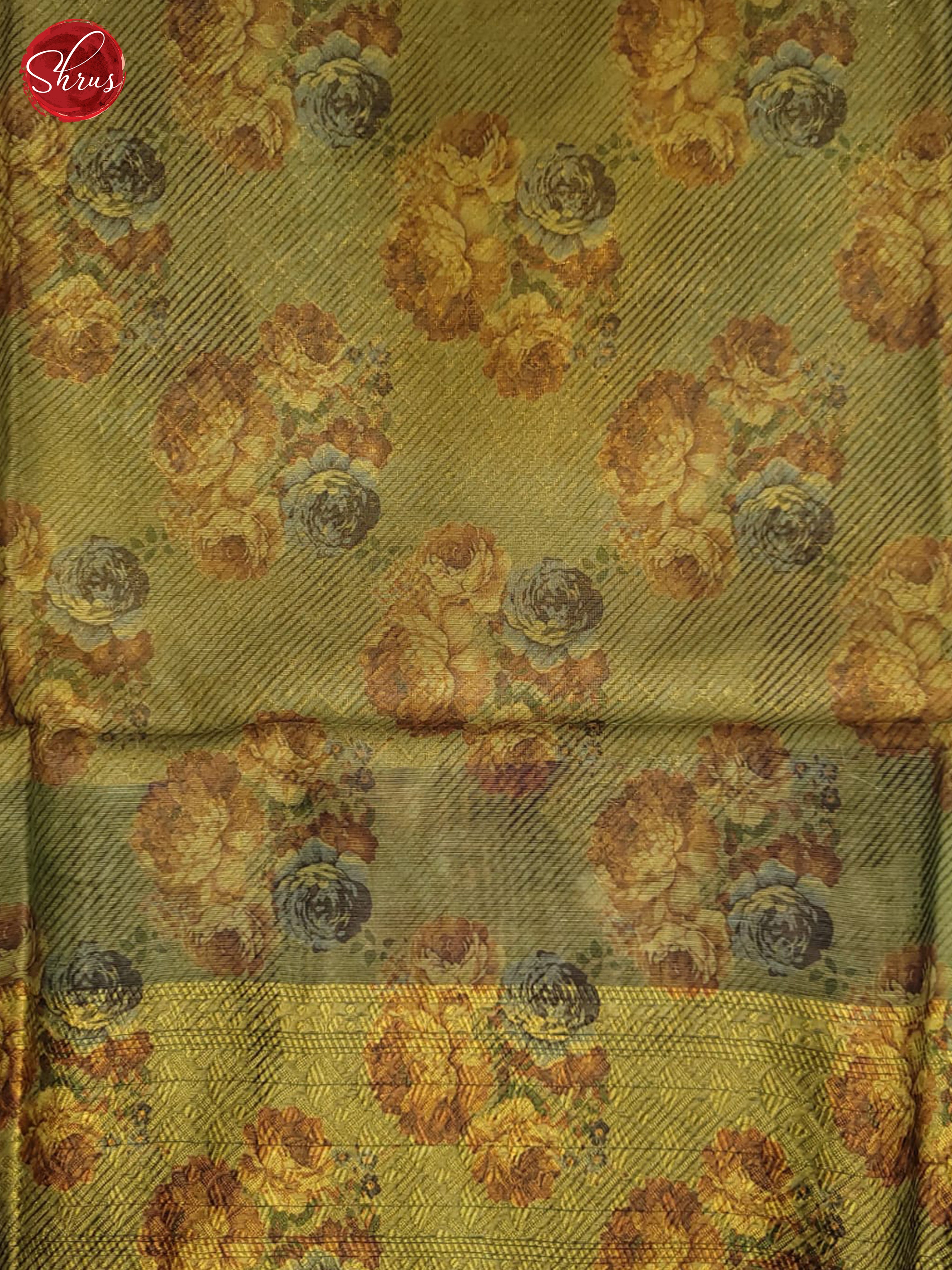 Green - Semi jute Saree - Shop on ShrusEternity.com