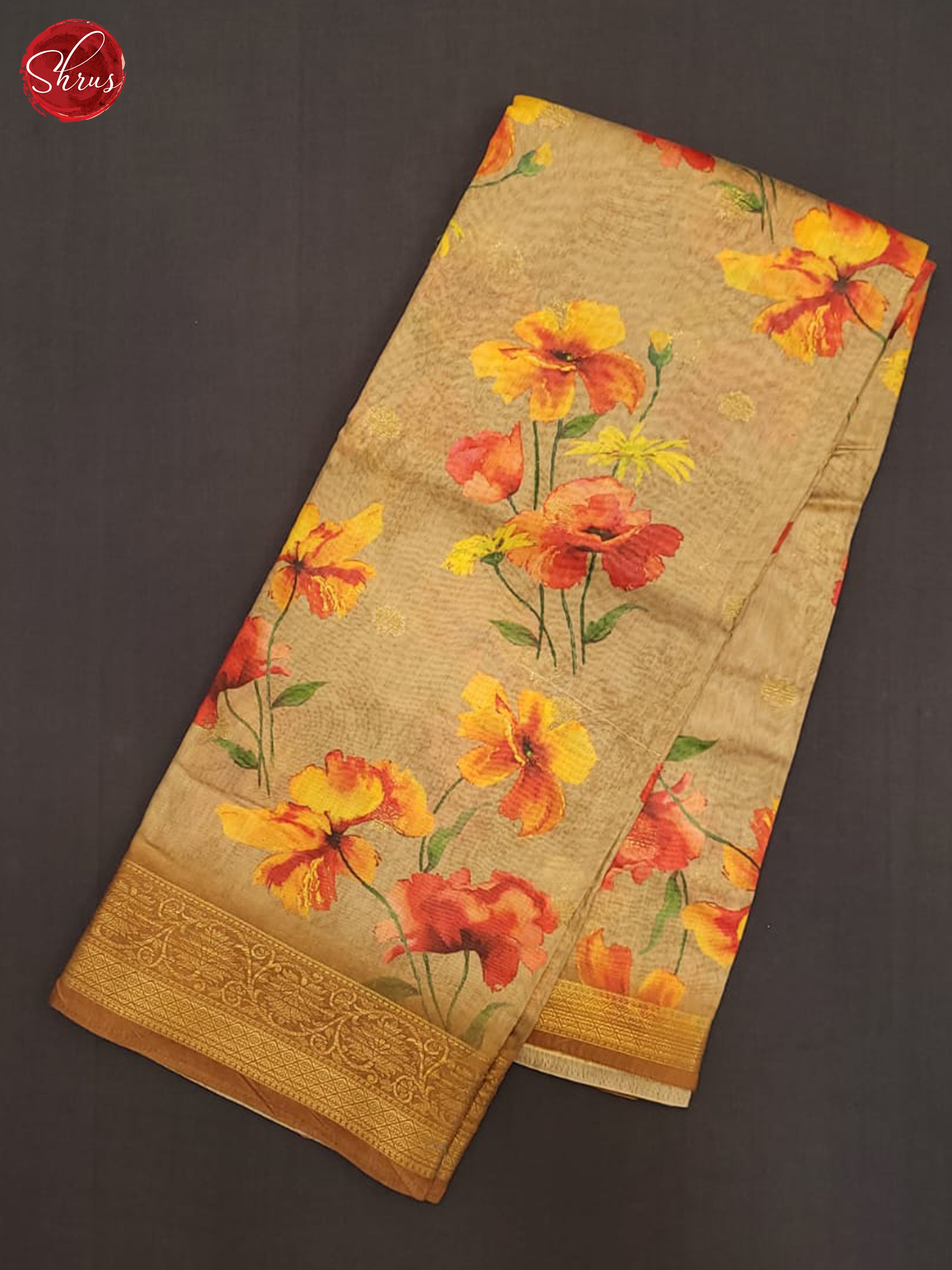 ALS29229 - Semi chanderi Saree - Shop on ShrusEternity.com