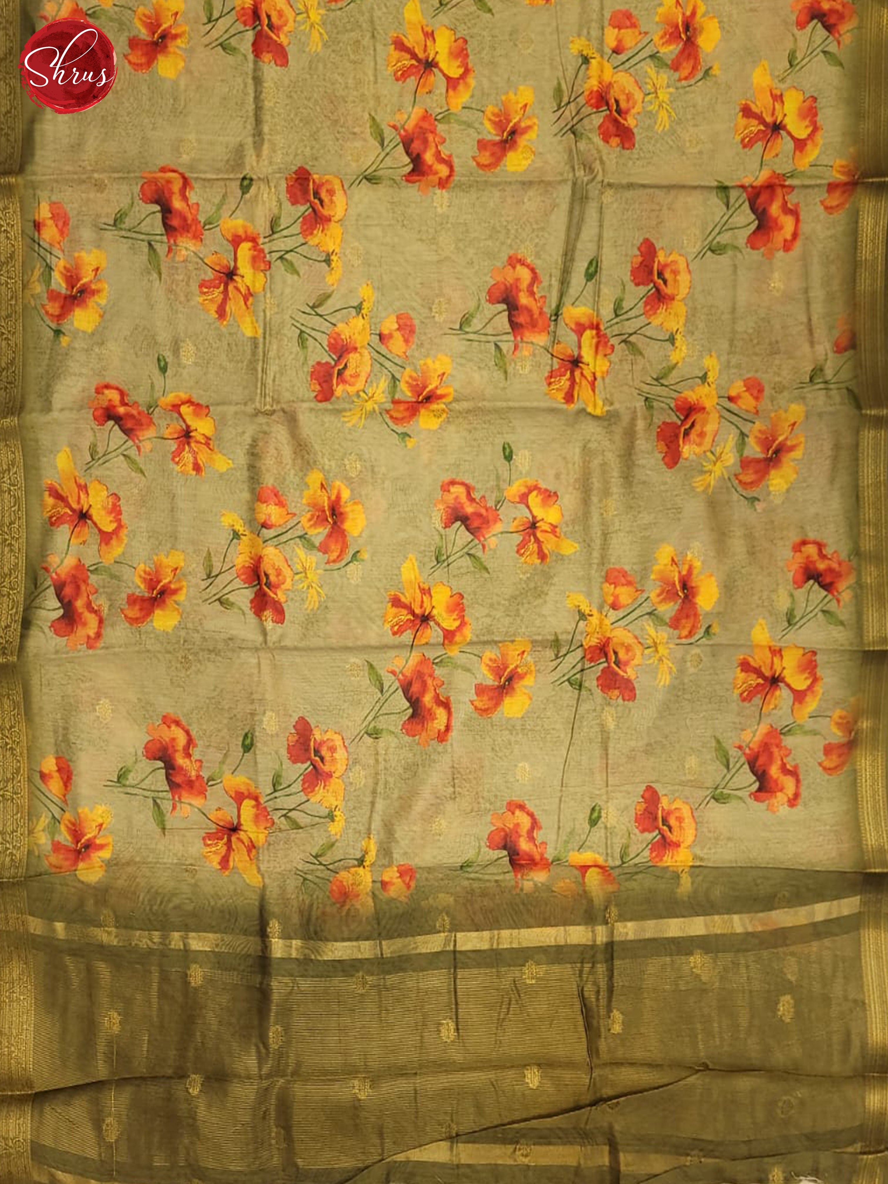 ALS29231 - Semi chanderi Saree - Shop on ShrusEternity.com