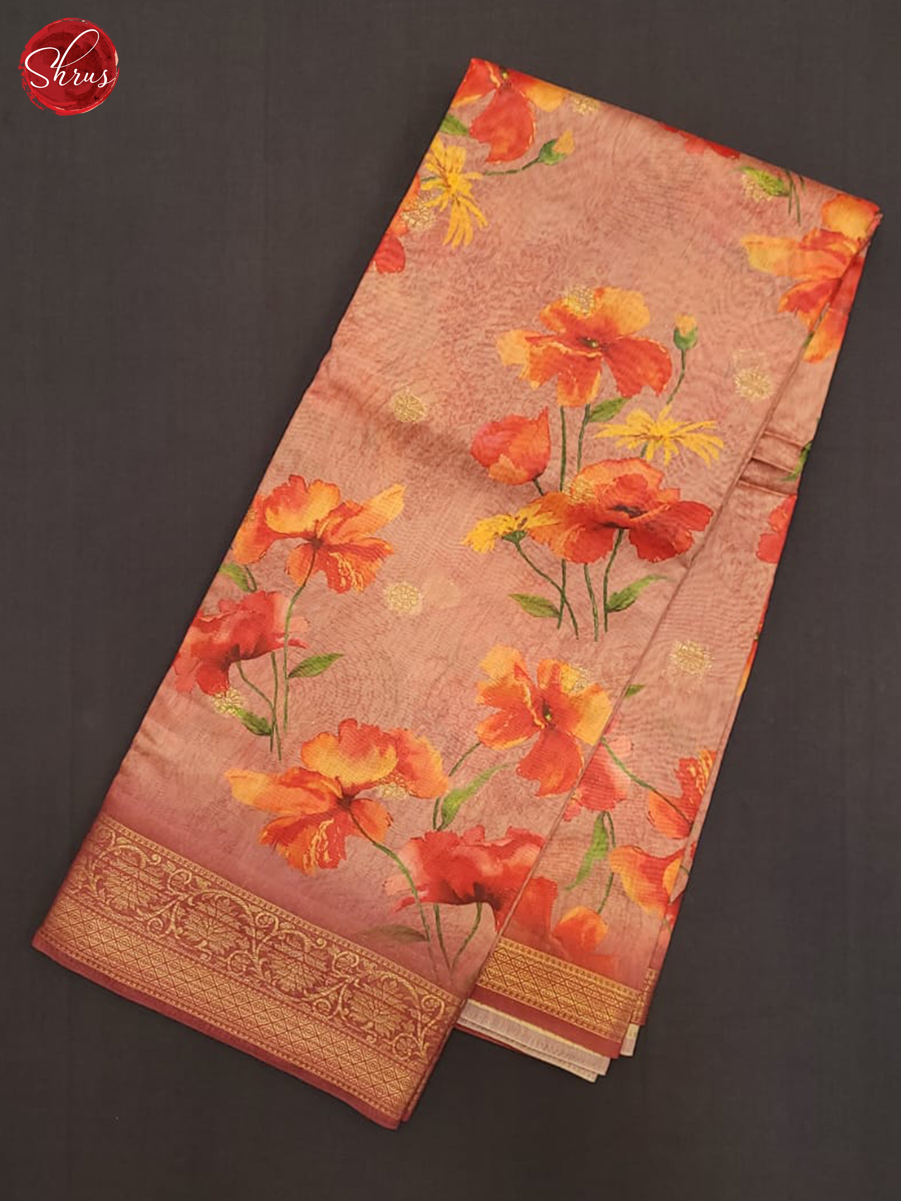 ALS29236 - Semi chanderi Saree - Shop on ShrusEternity.com