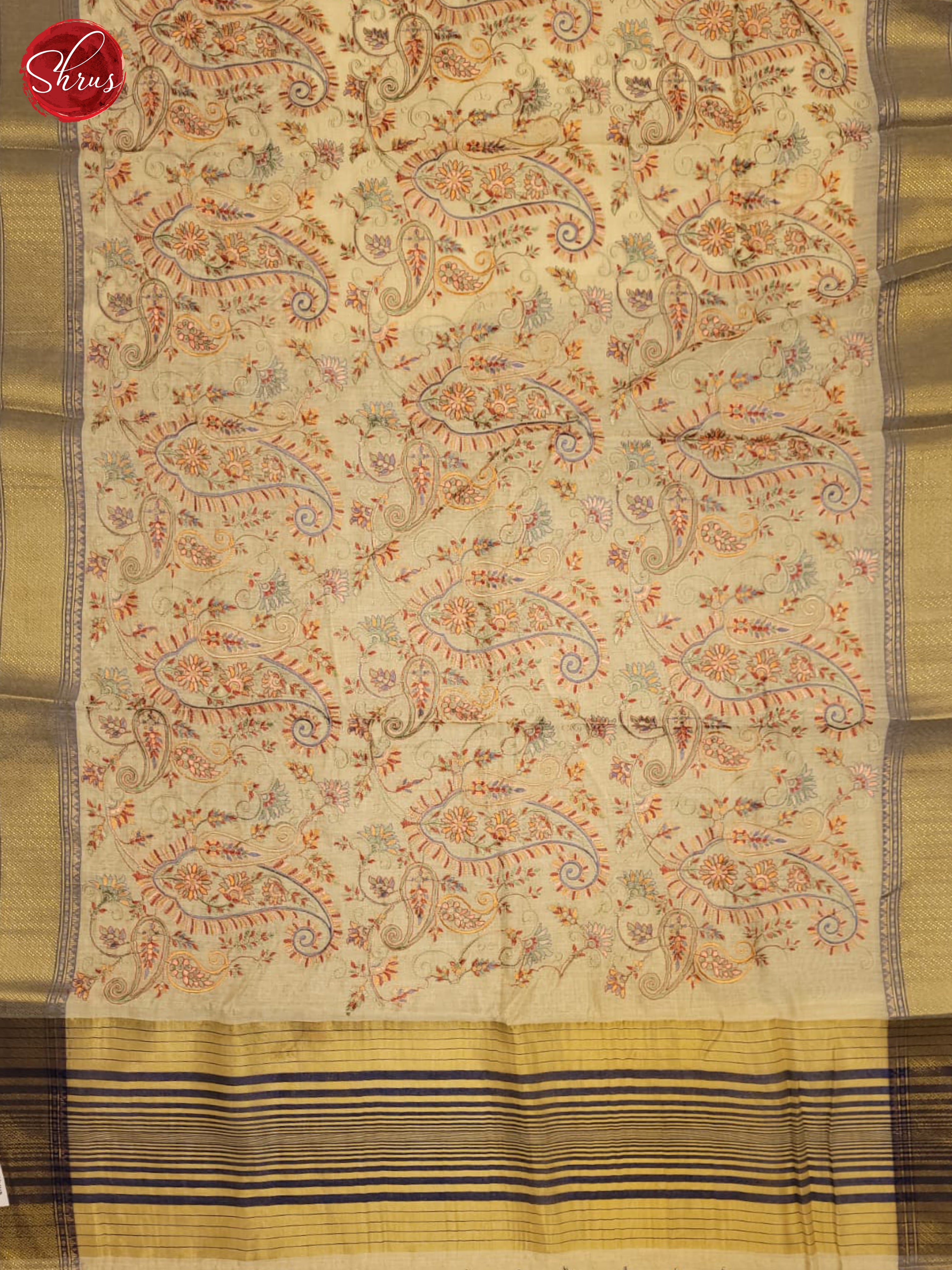 ALS5006 - Semi Chanderi Saree - Shop on ShrusEternity.com