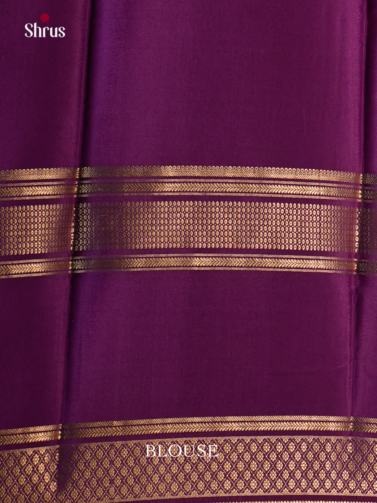 Buy Serene Aqua Green Mysore Silk Sarees With Broad Purple Rettaipet Zari Border & Chit Pallu