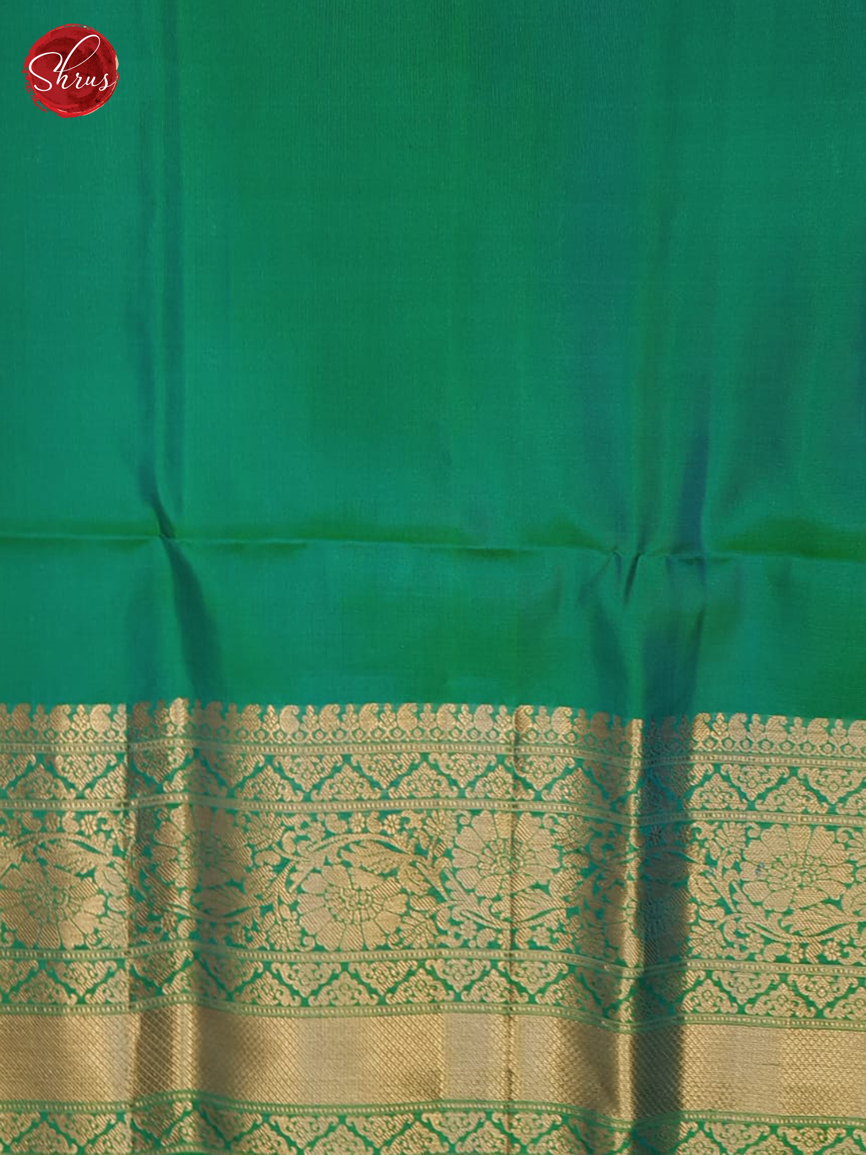 Timeless Araku Silk Saree With Zari Stripes & Buttas And Emerald Green Paisley Pallu