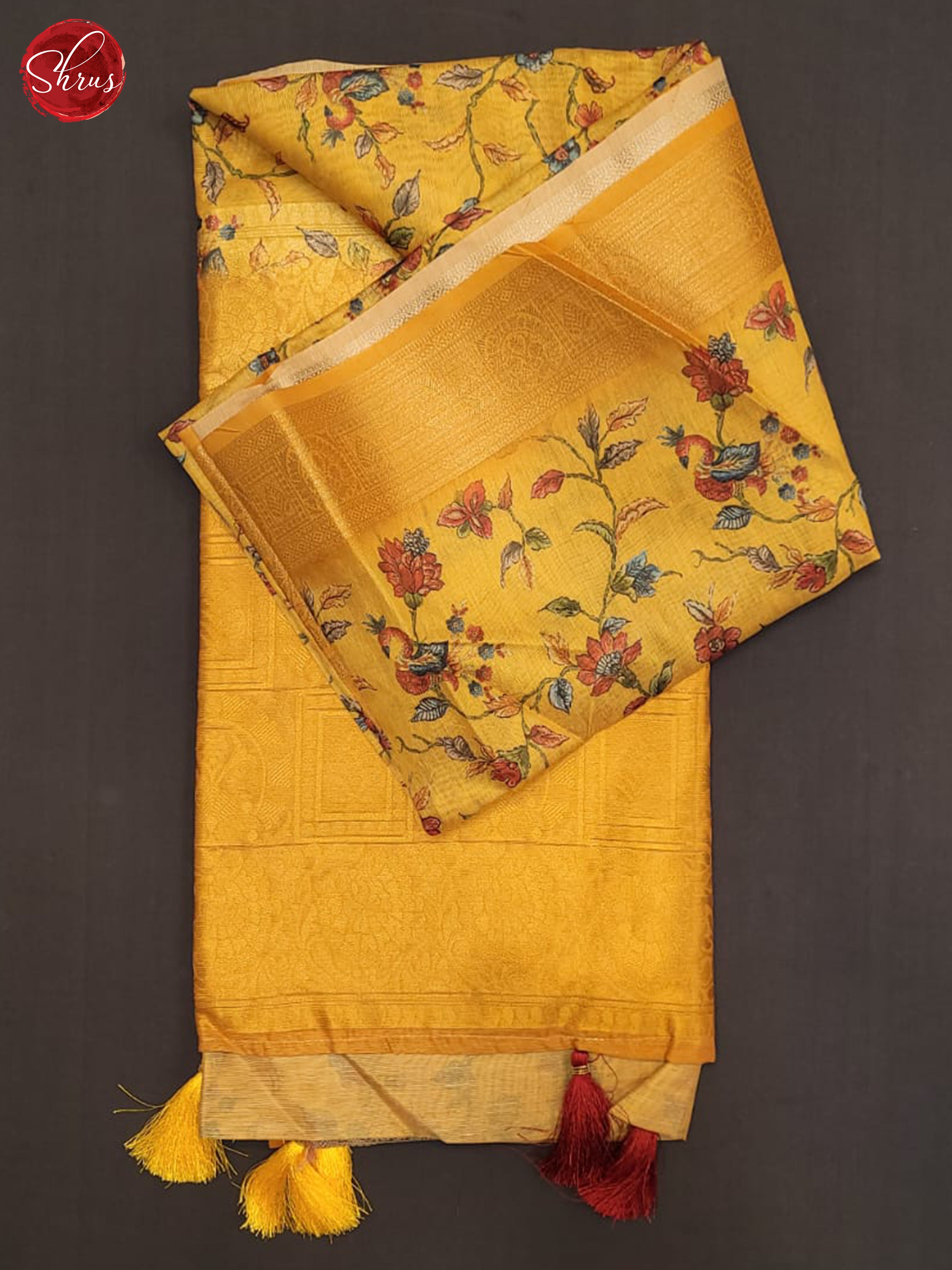 BAS19078 - Semi Jute Saree - Shop on ShrusEternity.com