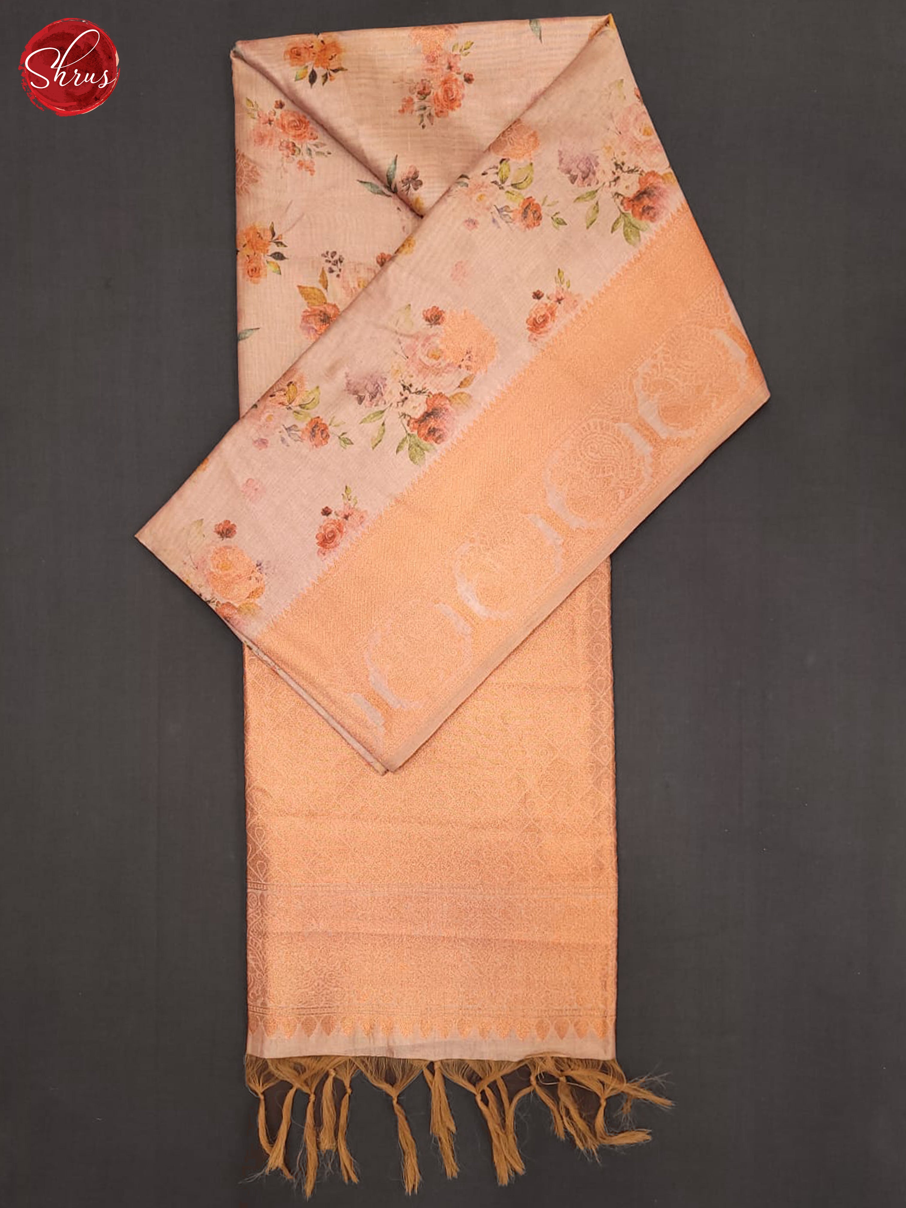 Mild Lavender(Single Tone) - Semi Tussar Saree - Shop on ShrusEternity.com