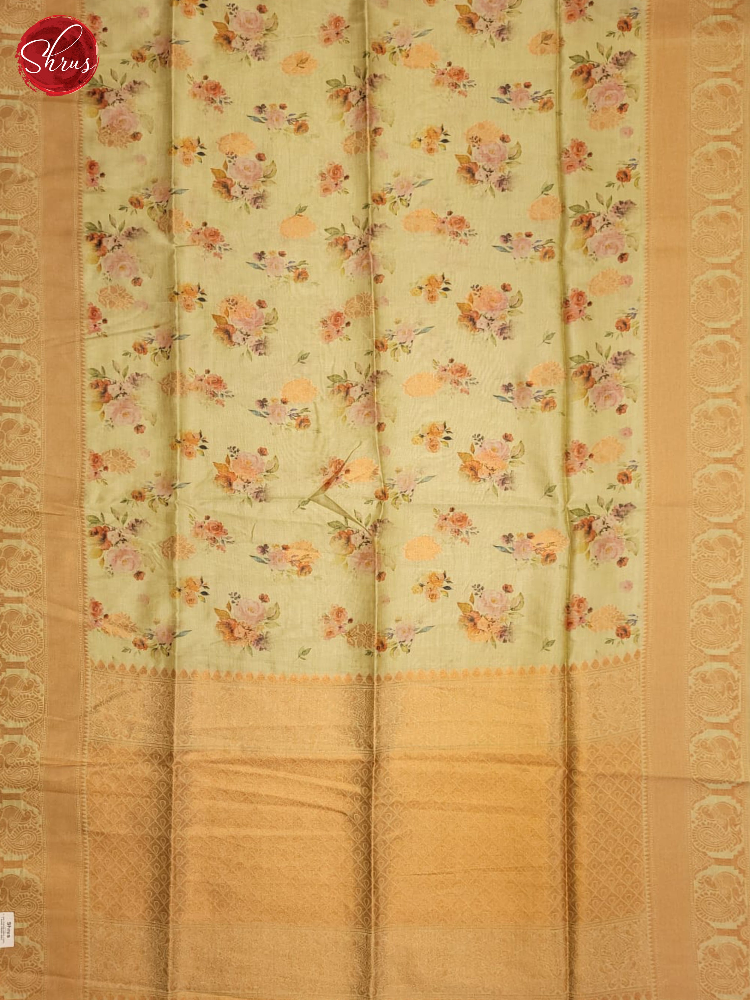 Green(Single Tone) - Semi Tussar Saree - Shop on ShrusEternity.com