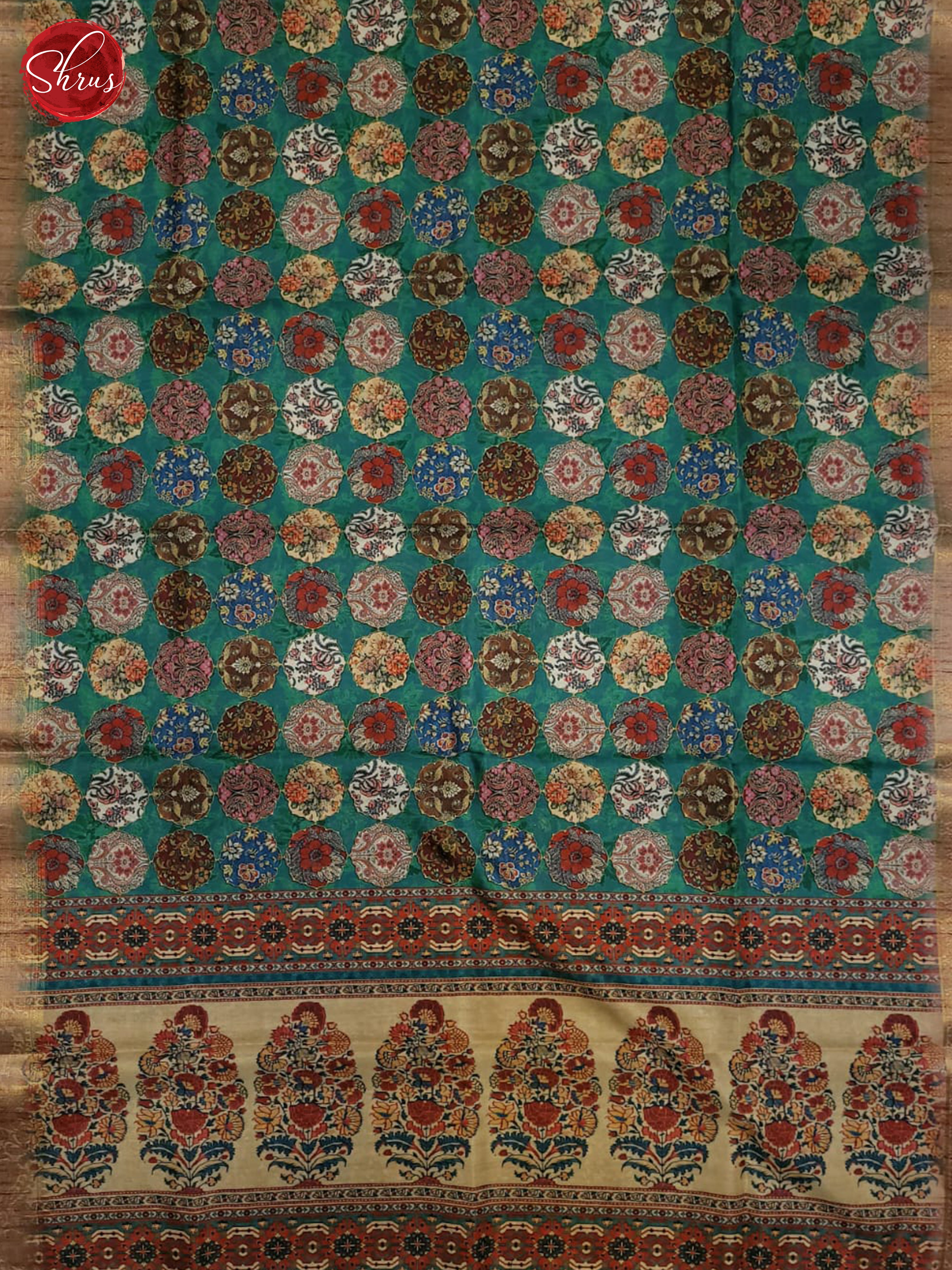 BAS5020 - Semi Tussar Saree - Shop on ShrusEternity.com