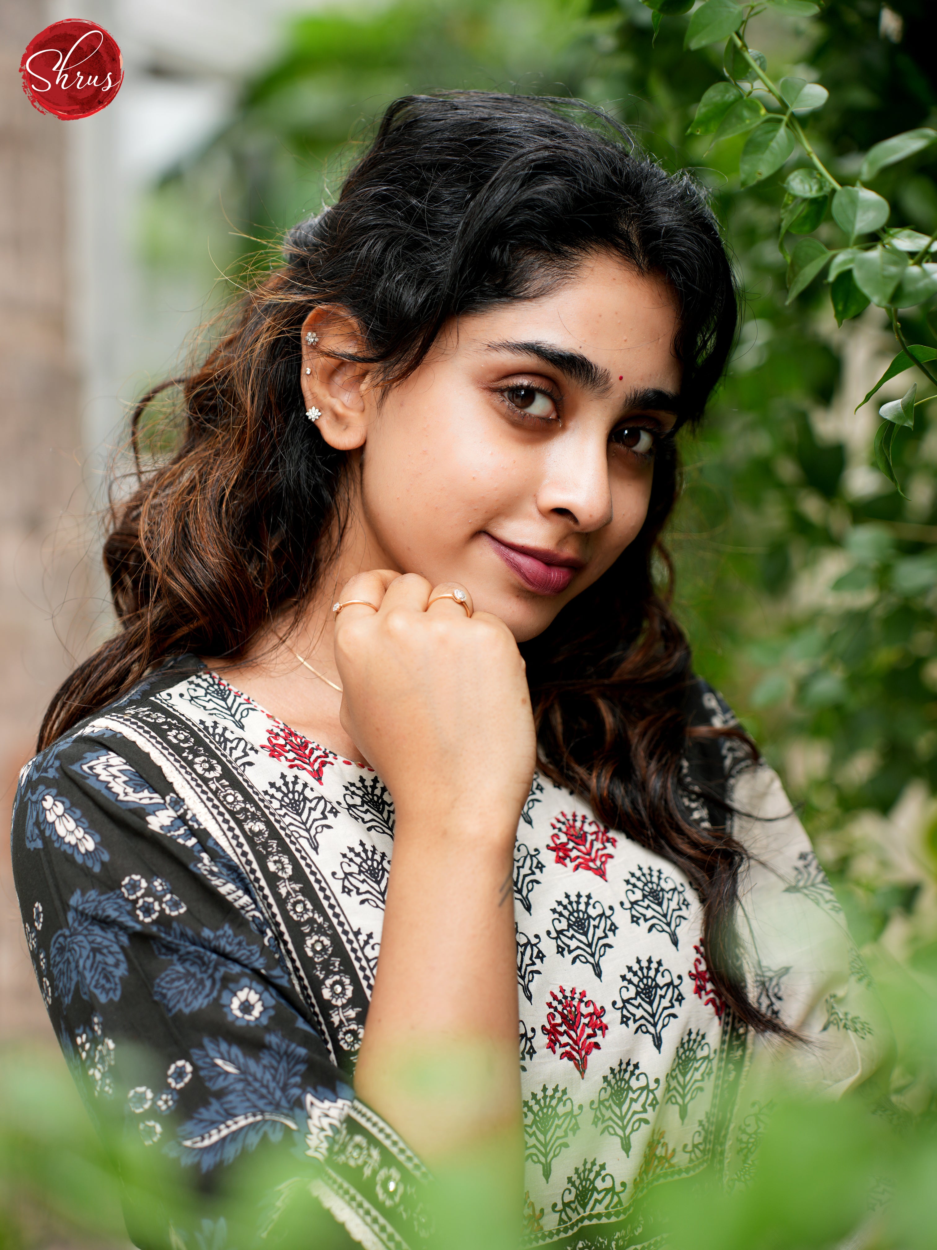 Black & White - Block Printed Cotton 3 Piece Readymade Salwar - Shop on ShrusEternity.com