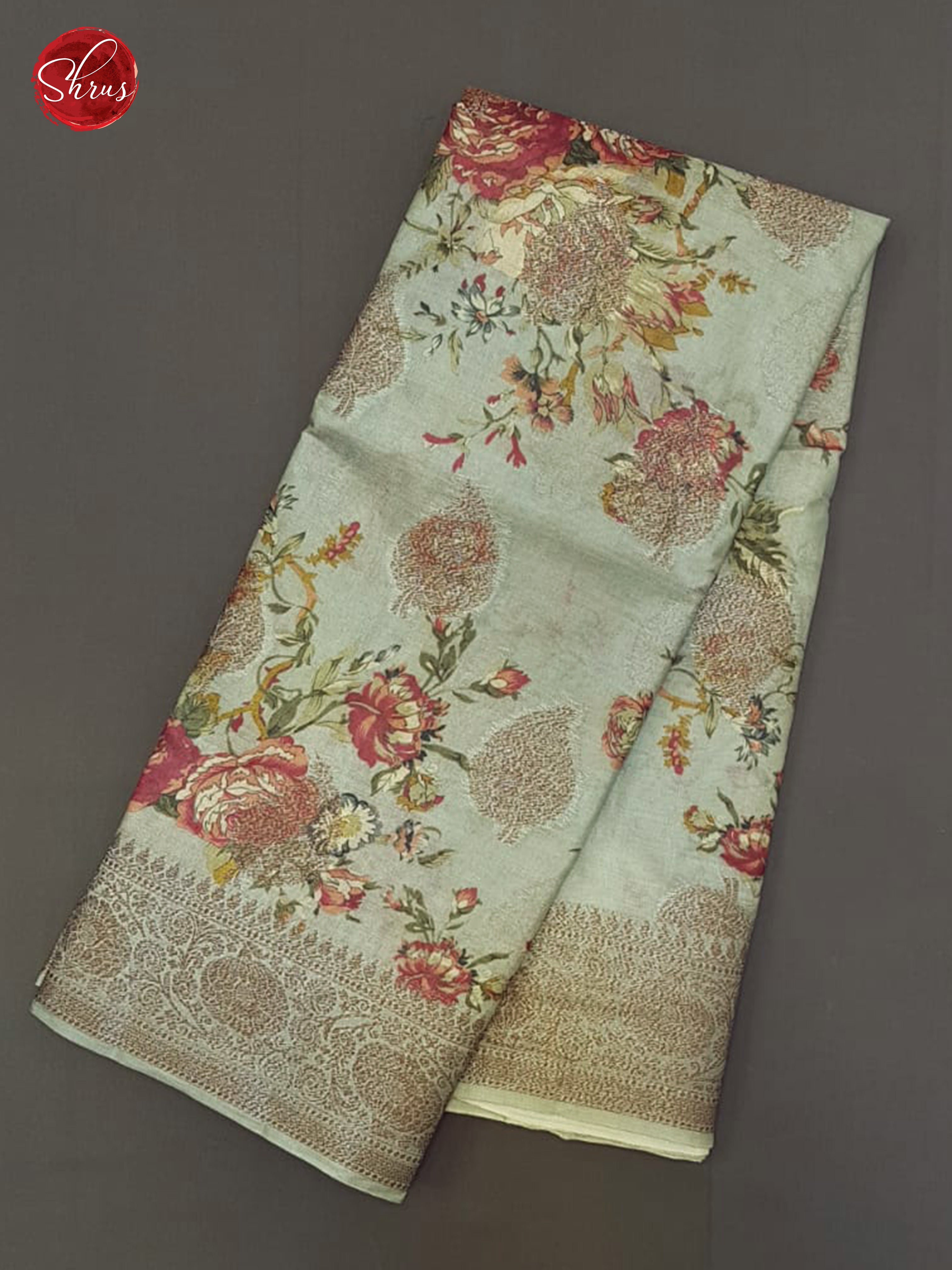 Grey(Single Tone)- Tussar silk Saree - Shop on ShrusEternity.com