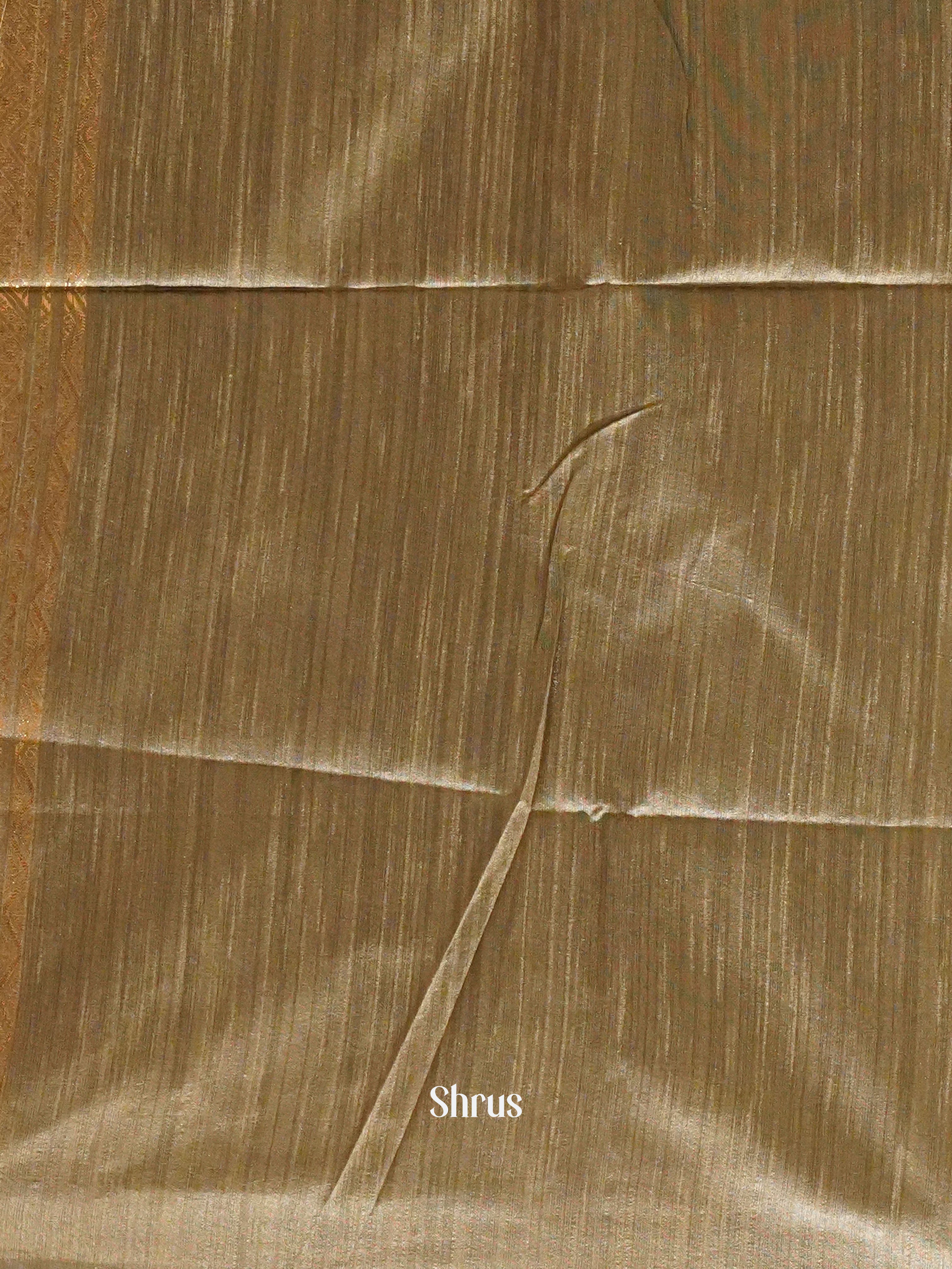 Grey(Single Tone) - Semi Rawsilk Saree - Shop on ShrusEternity.com