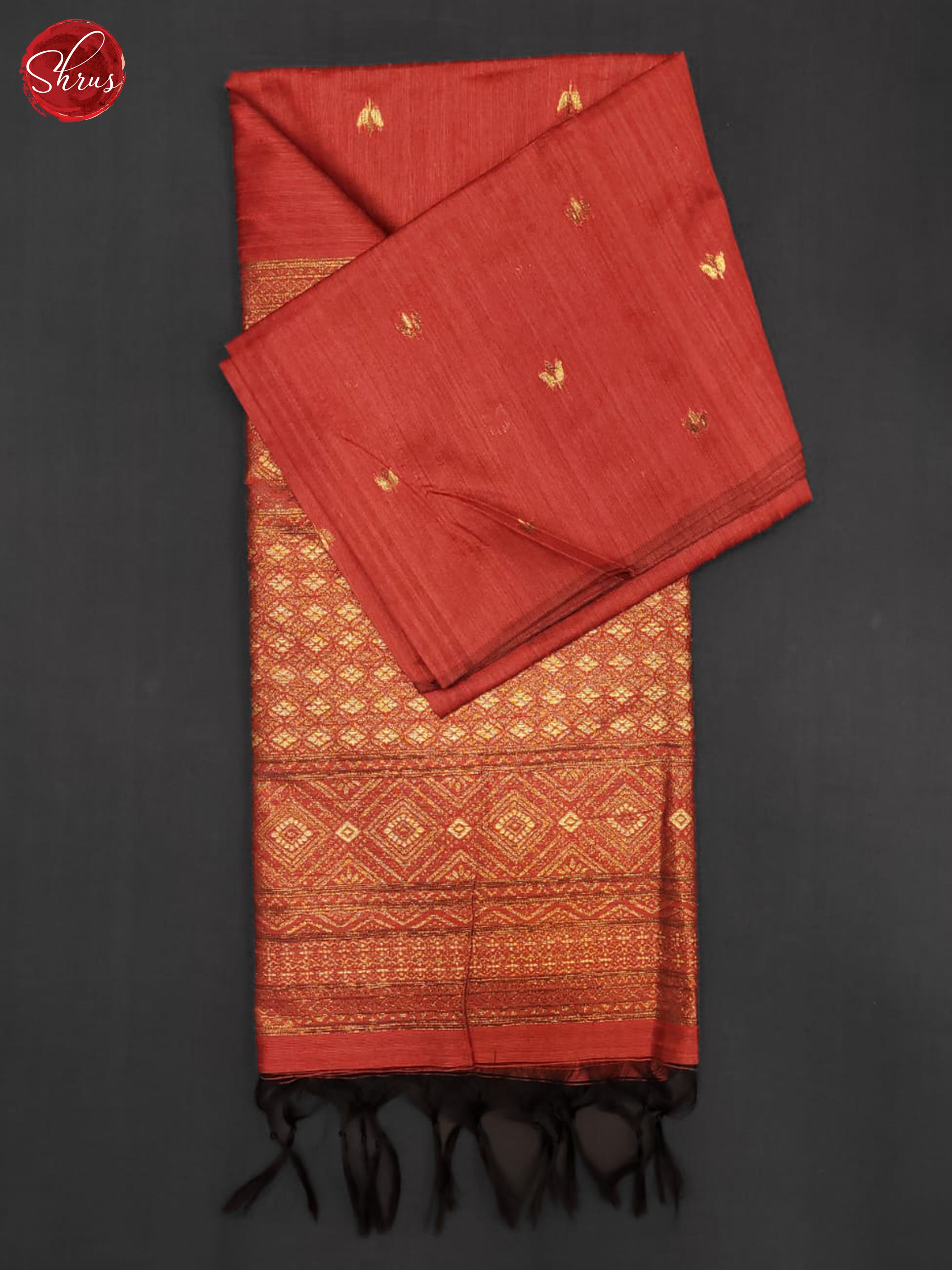 BDS19009 - Semi Rawsilk Saree - Shop on ShrusEternity.com