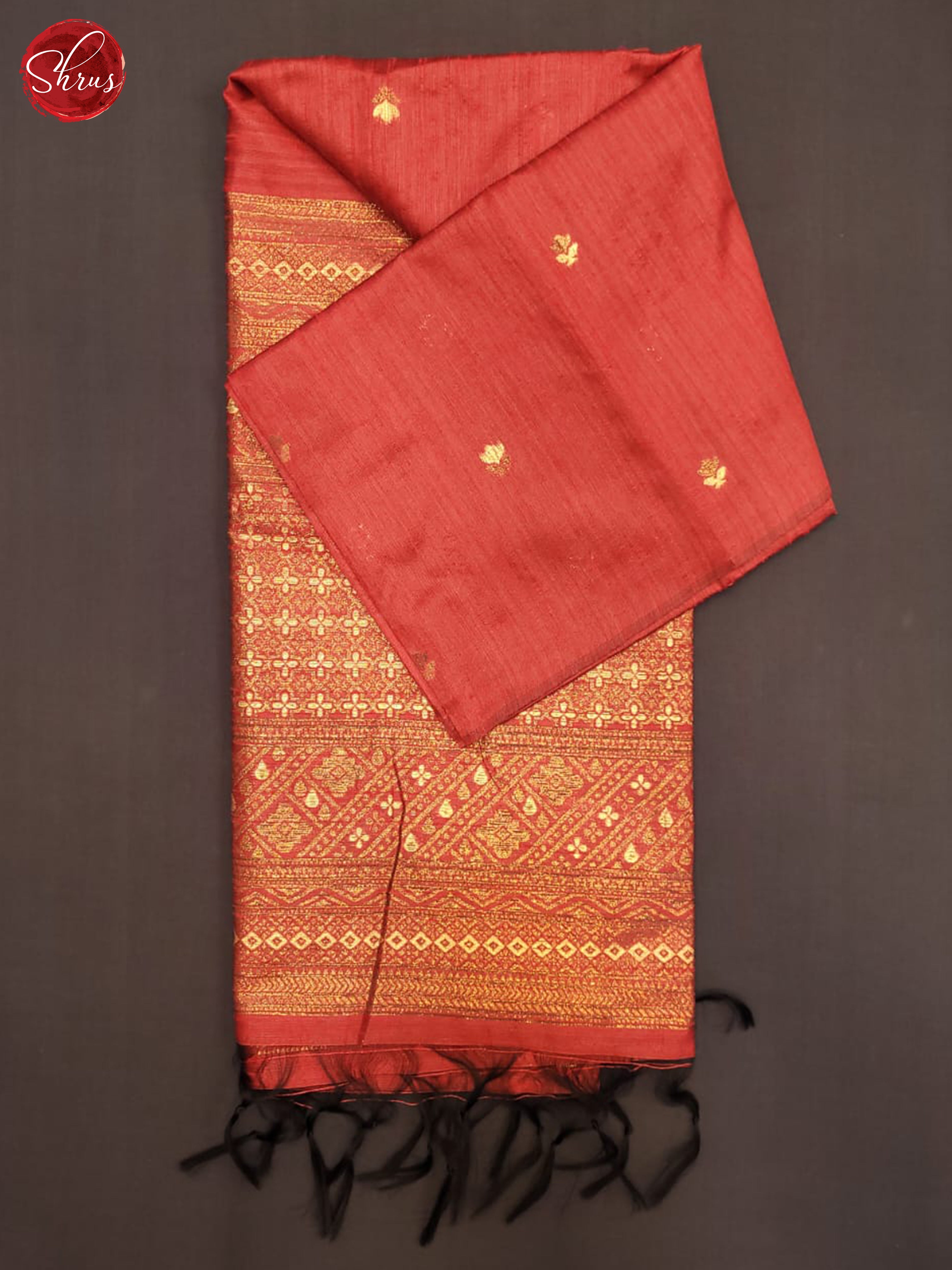 BDS19031  - Semi Raw Silk Saree - Shop on ShrusEternity.com
