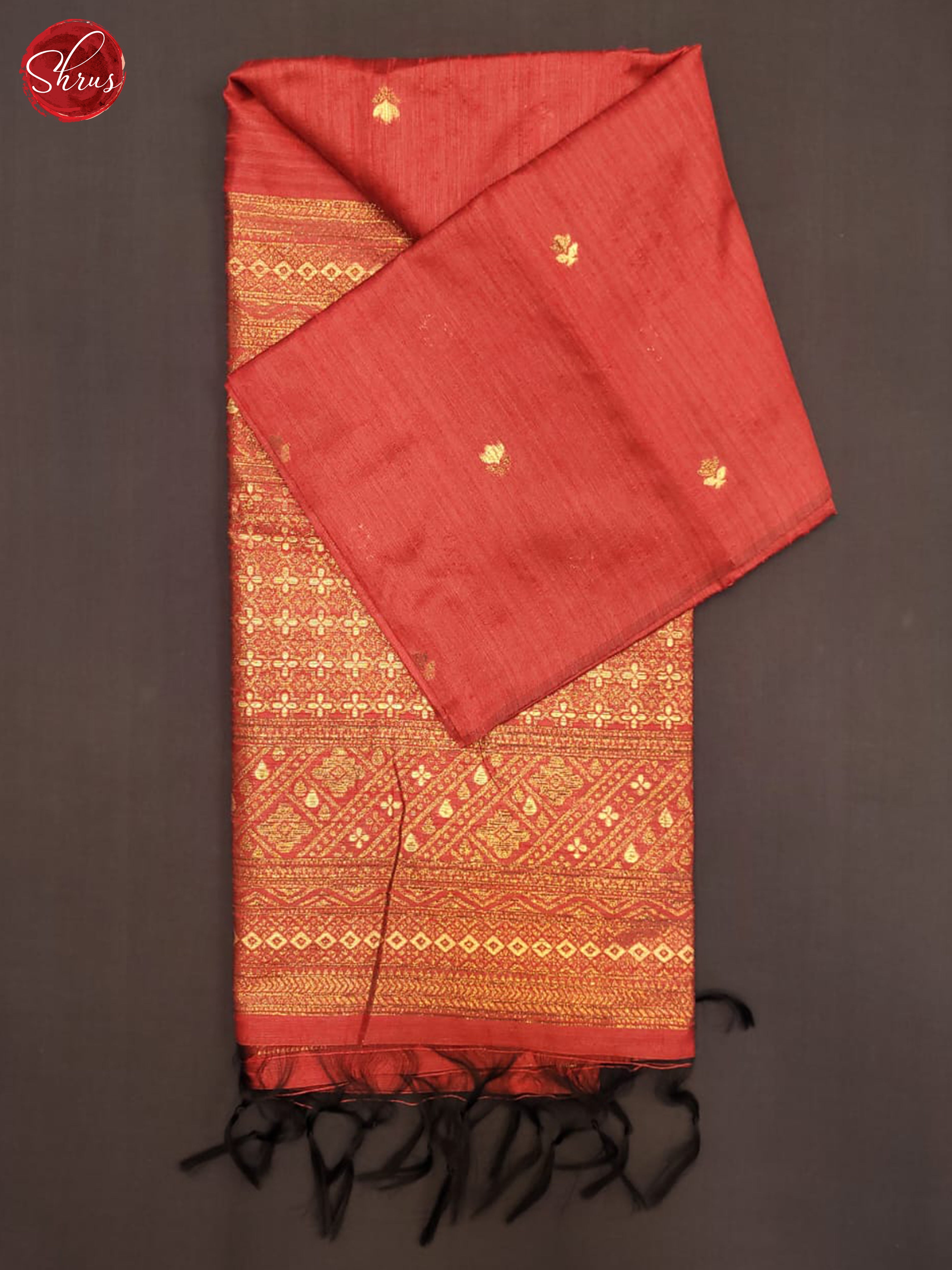 BDS19031 - Semi Raw Silk Saree - Shop on ShrusEternity.com