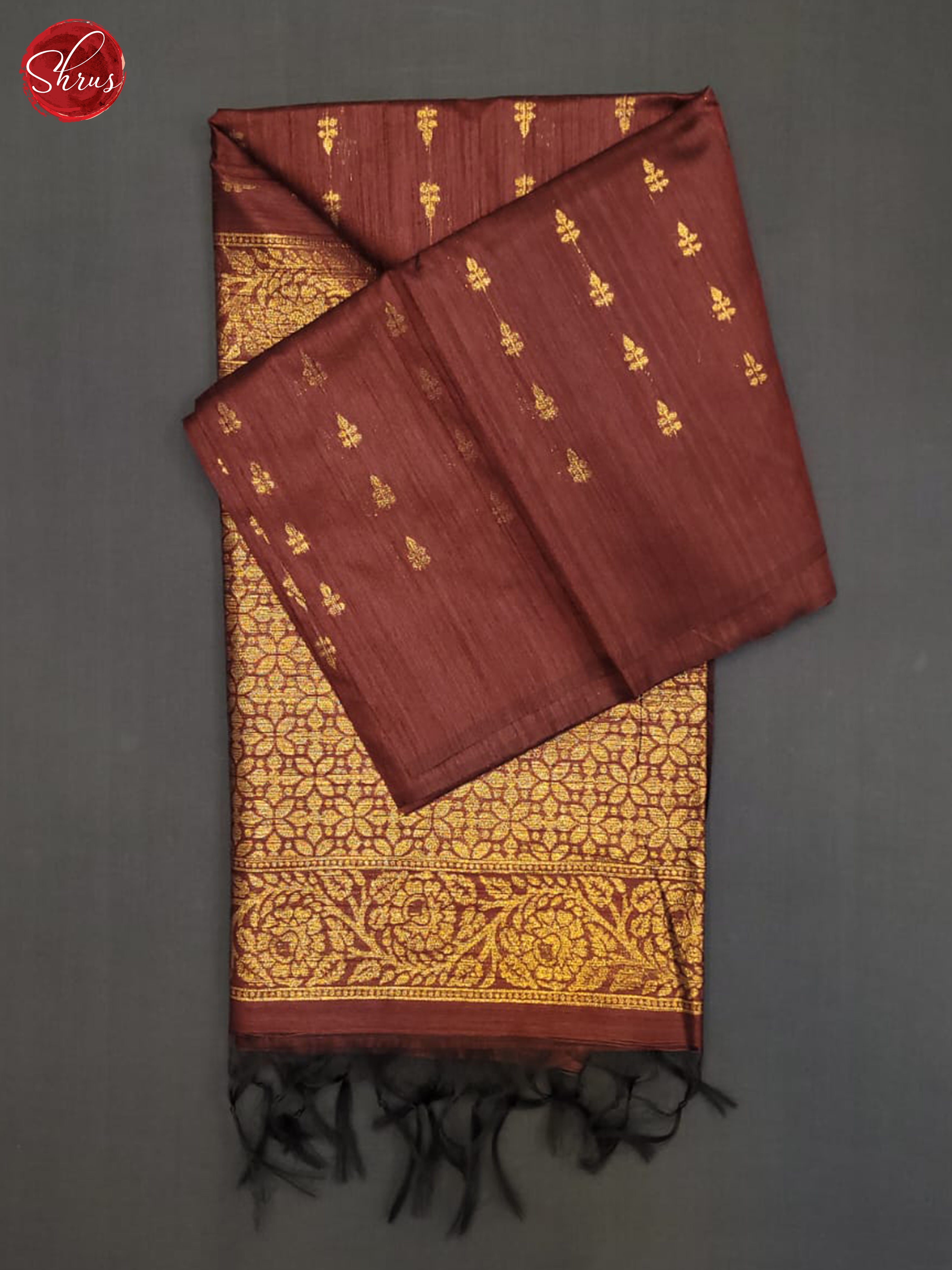 BDS19059 - Semi Raw silk Saree - Shop on ShrusEternity.com