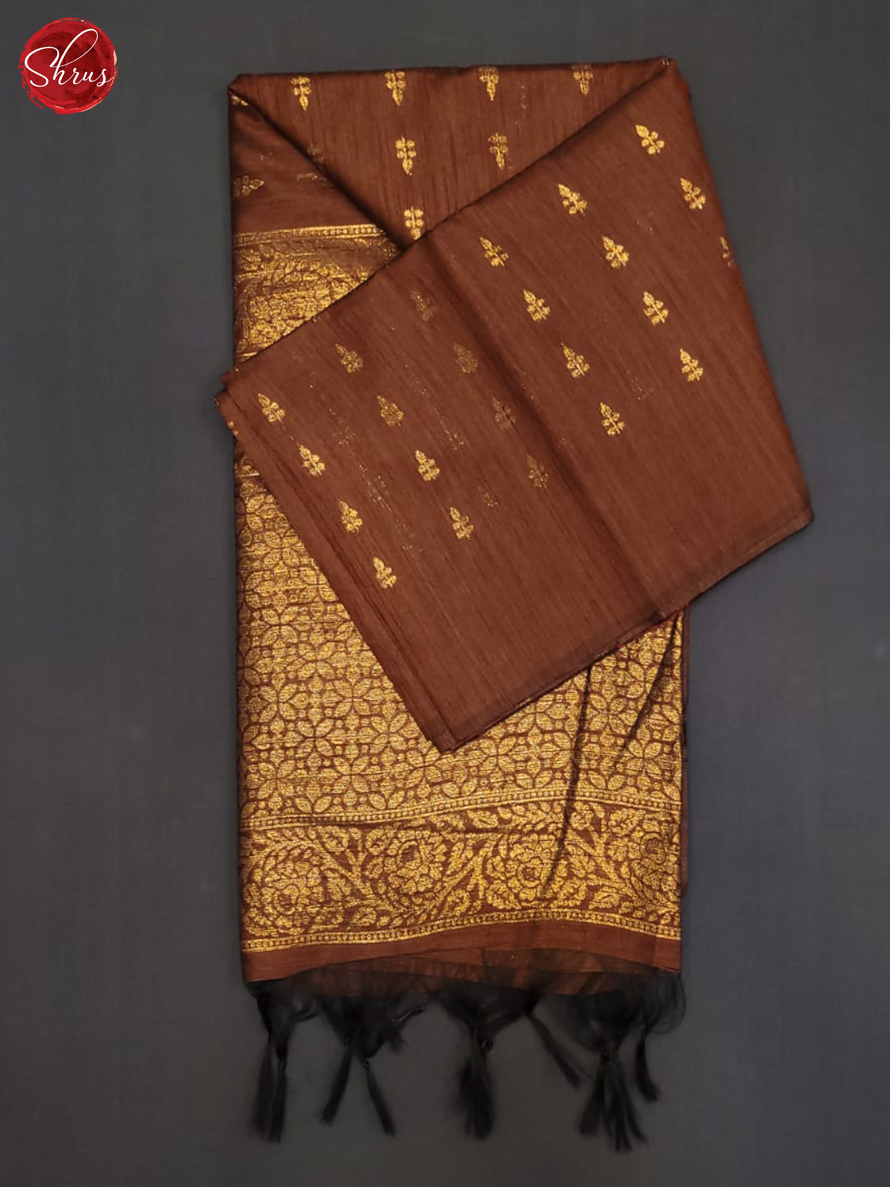 BDS19061 - Semi Raw silk Saree - Shop on ShrusEternity.com